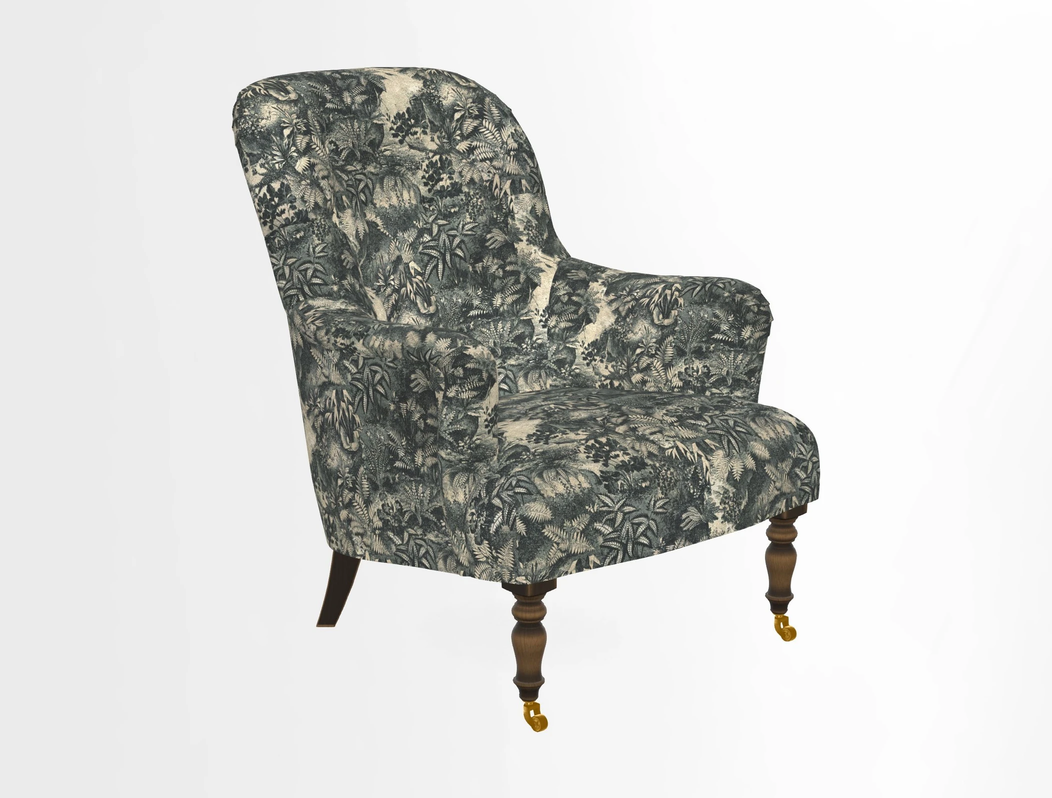Tisbury Chair in House Clever Velvet Henna