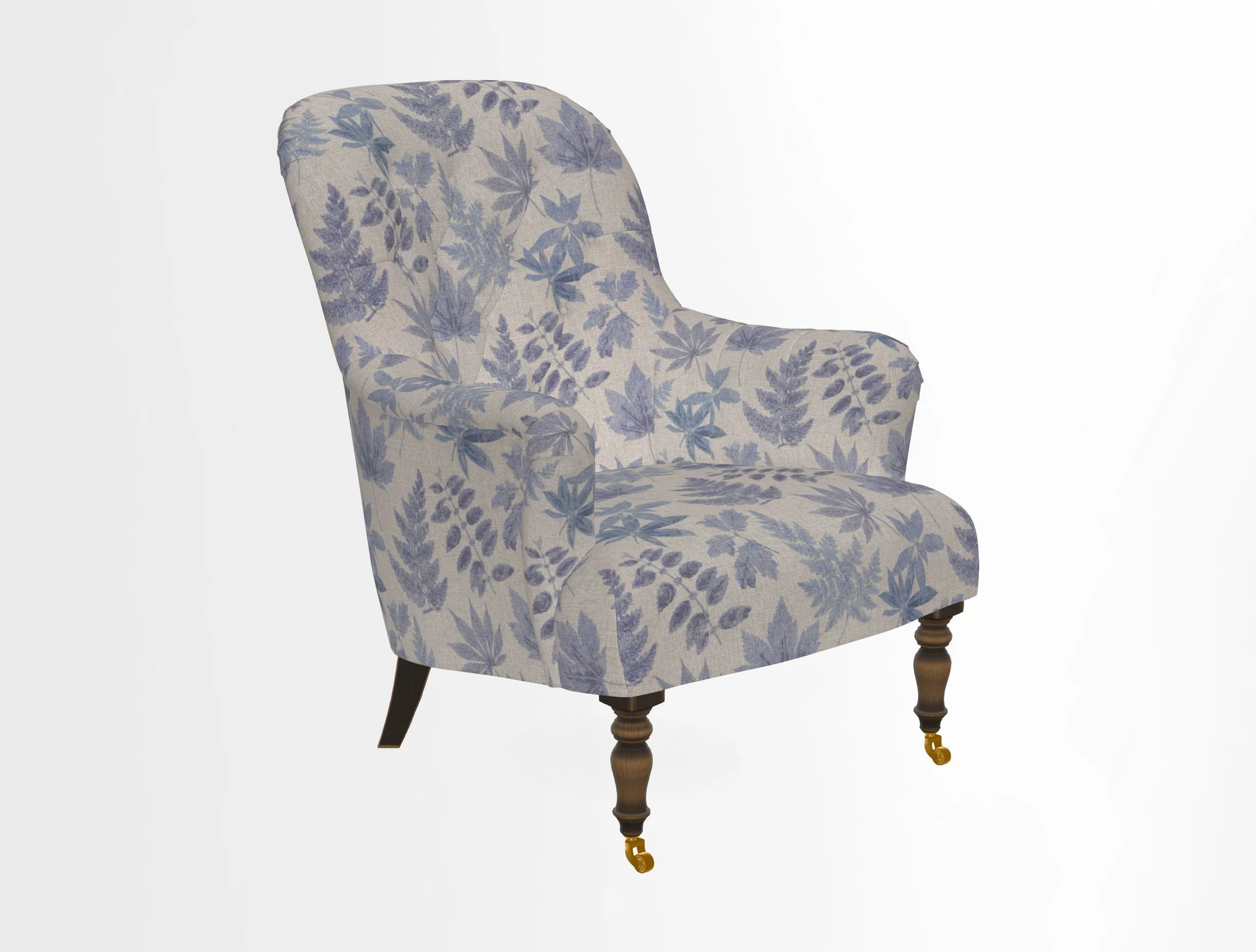 Tisbury Chair in House Clever Velvet Henna