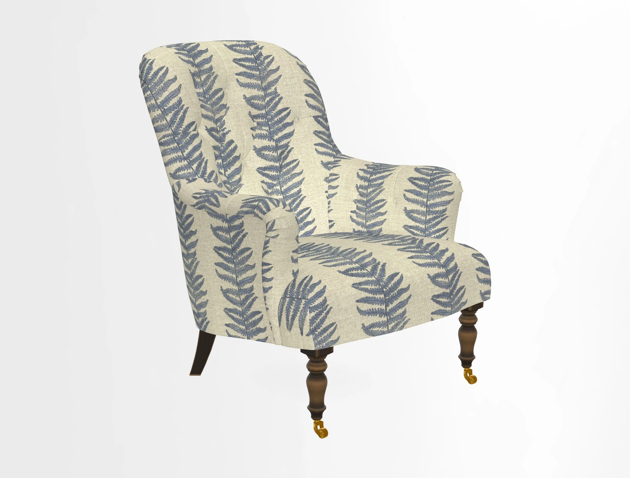 Tisbury Chair in House Clever Velvet Henna
