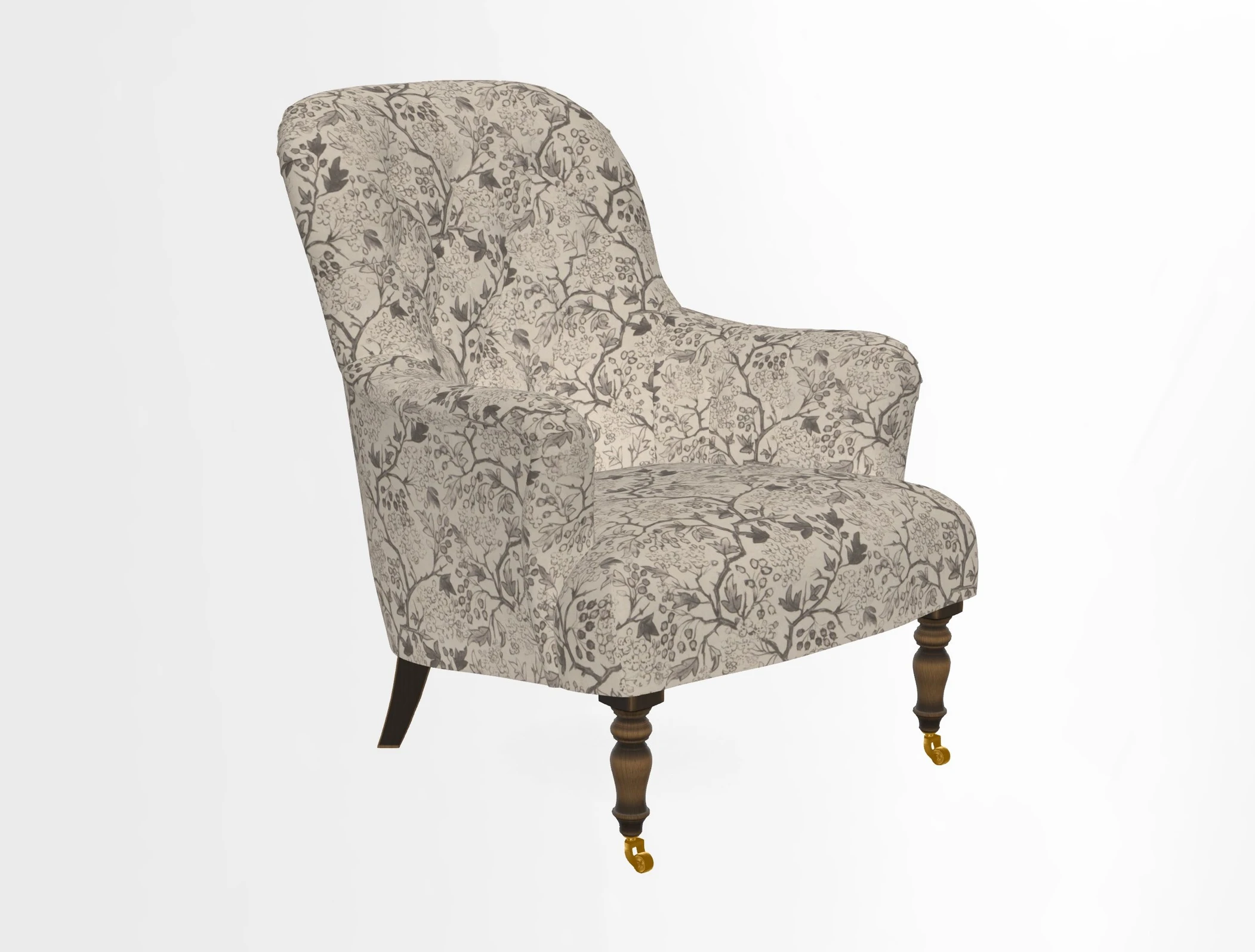 Tisbury Chair in House Clever Velvet Henna