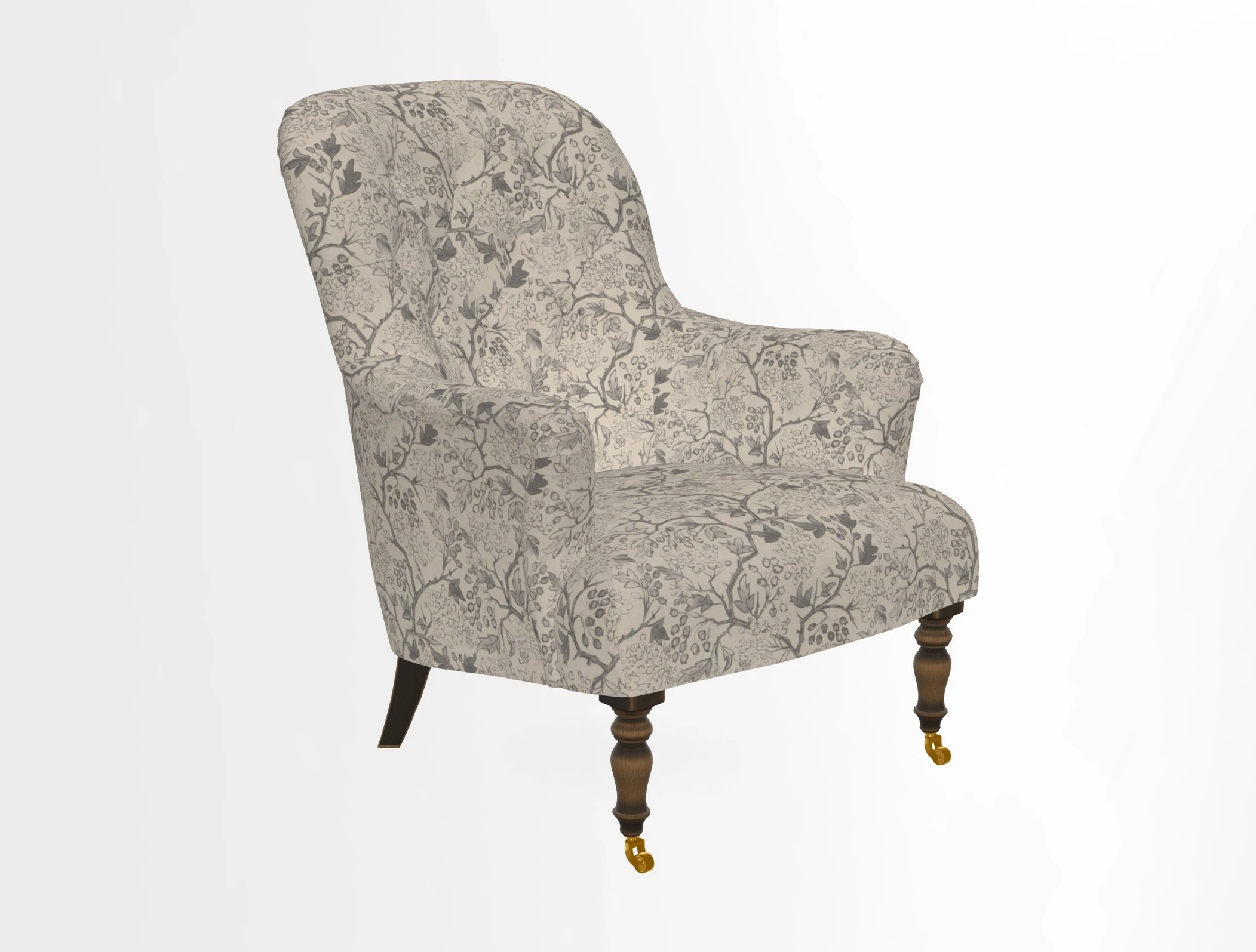Tisbury Chair in House Clever Velvet Henna