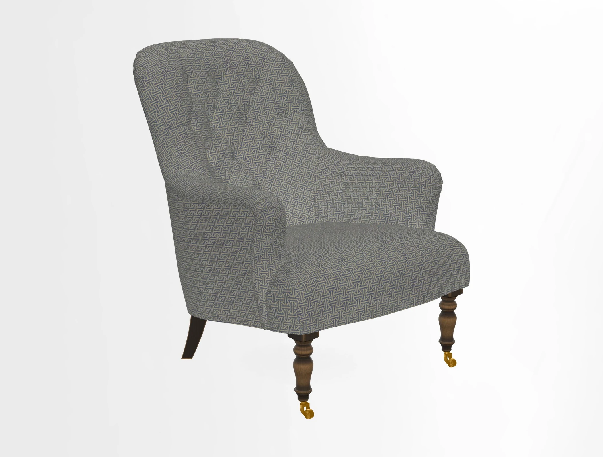 Tisbury Chair in House Clever Velvet Henna