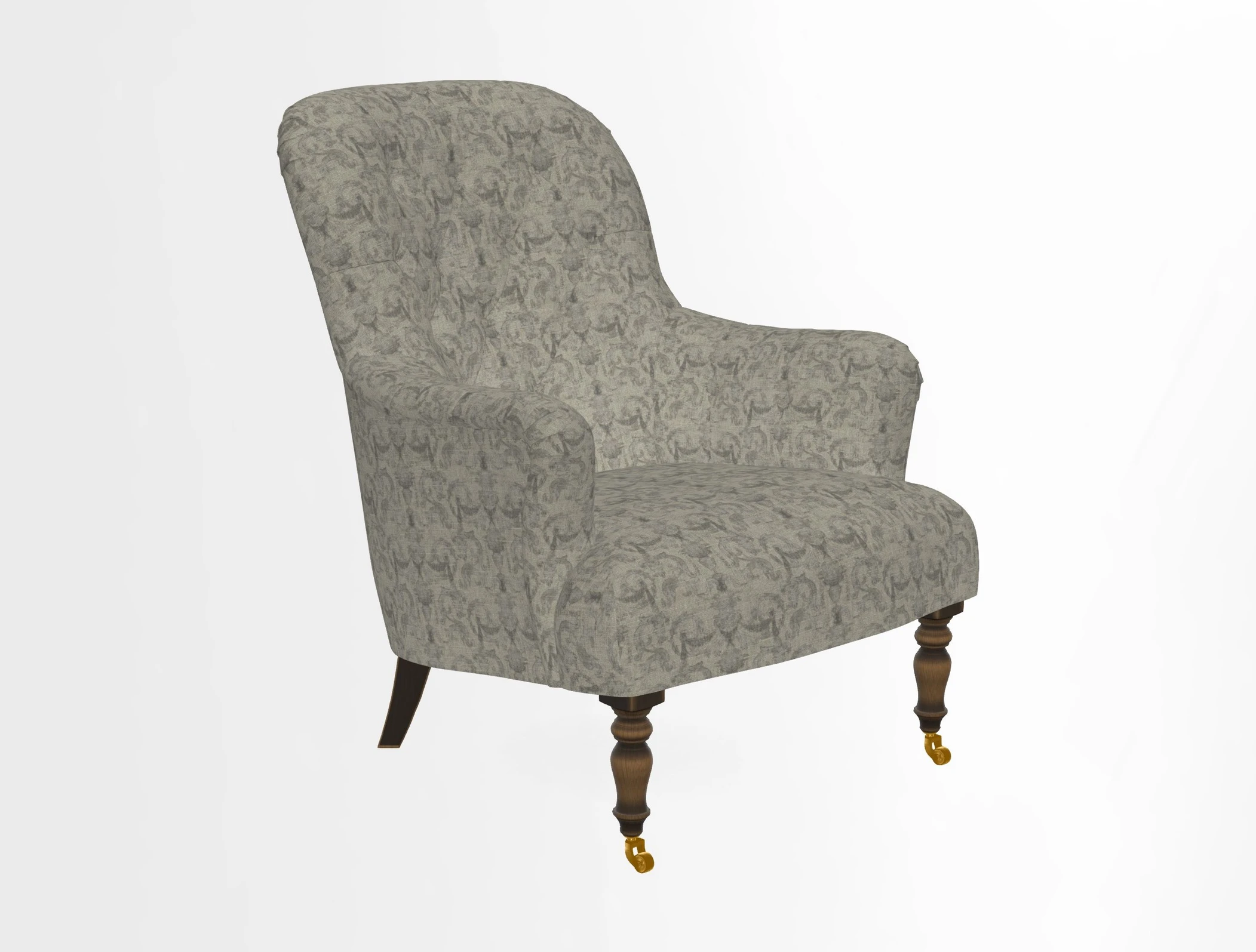 Tisbury Chair in House Clever Velvet Henna