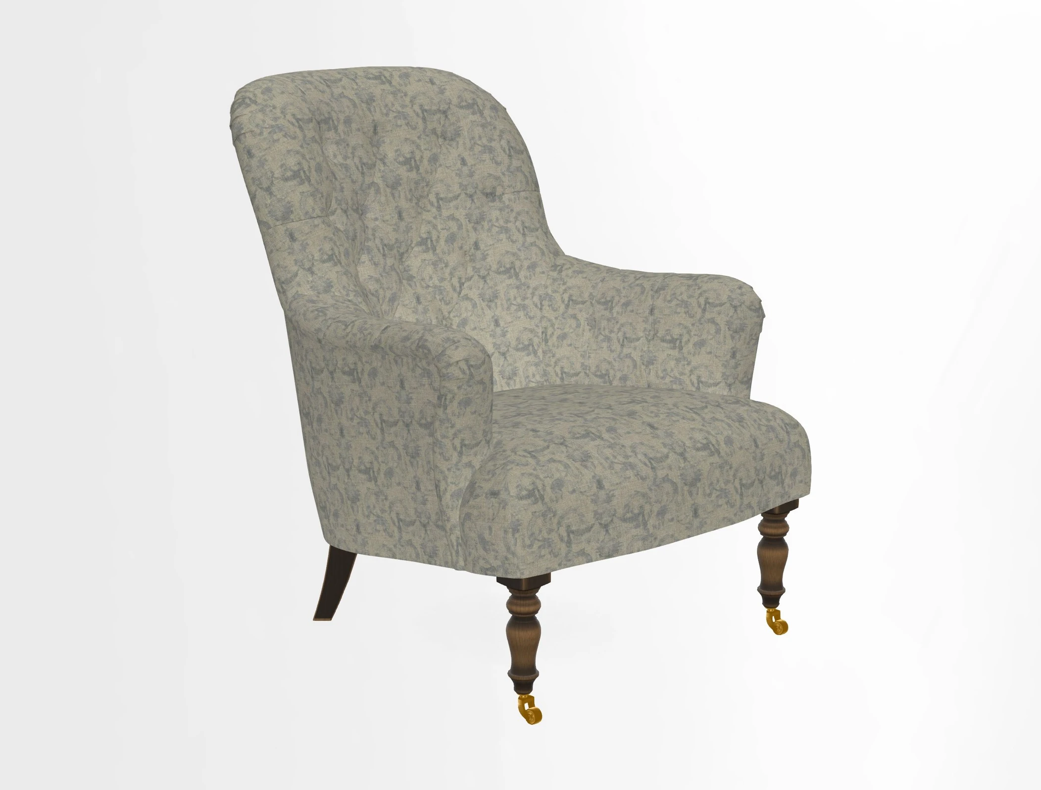 Tisbury Chair in House Clever Velvet Henna