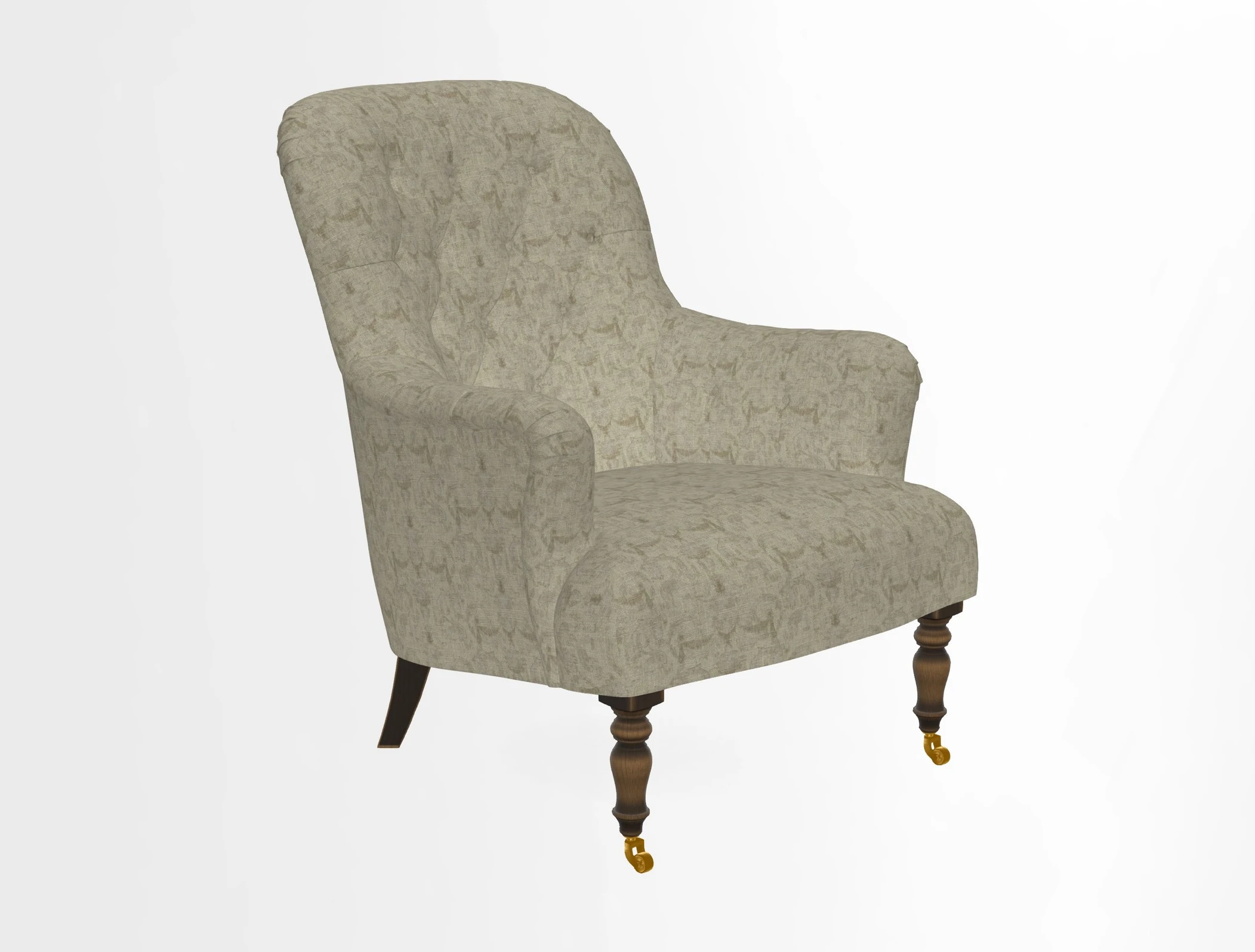 Tisbury Chair in House Clever Velvet Henna