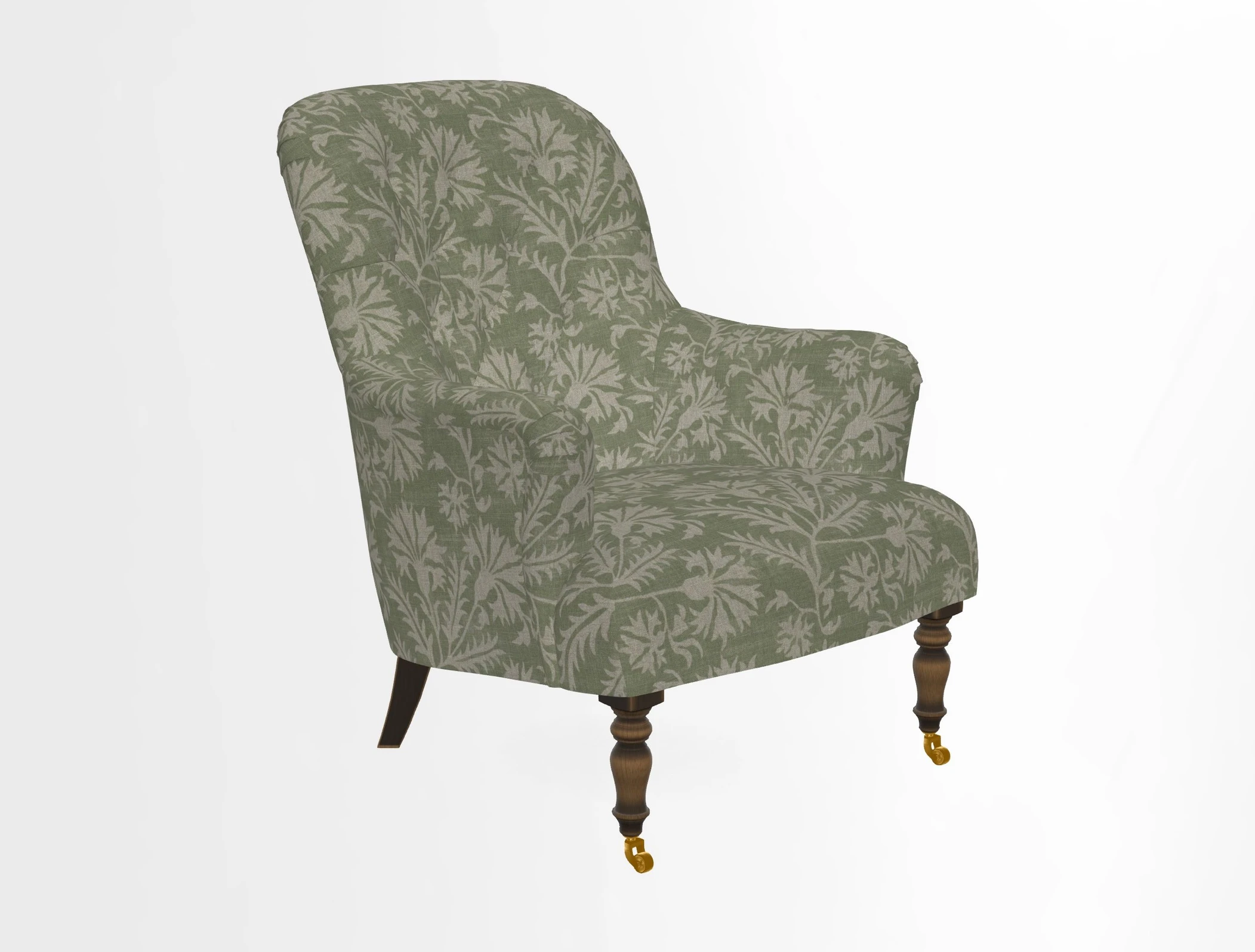 Tisbury Chair in House Clever Velvet Henna