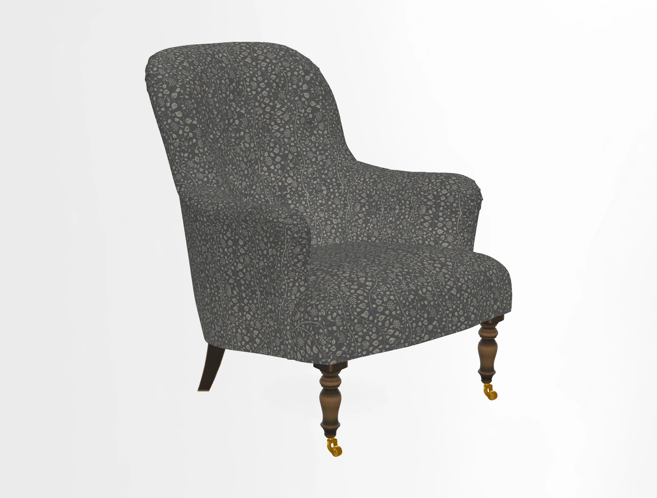 Tisbury Chair in House Clever Velvet Henna