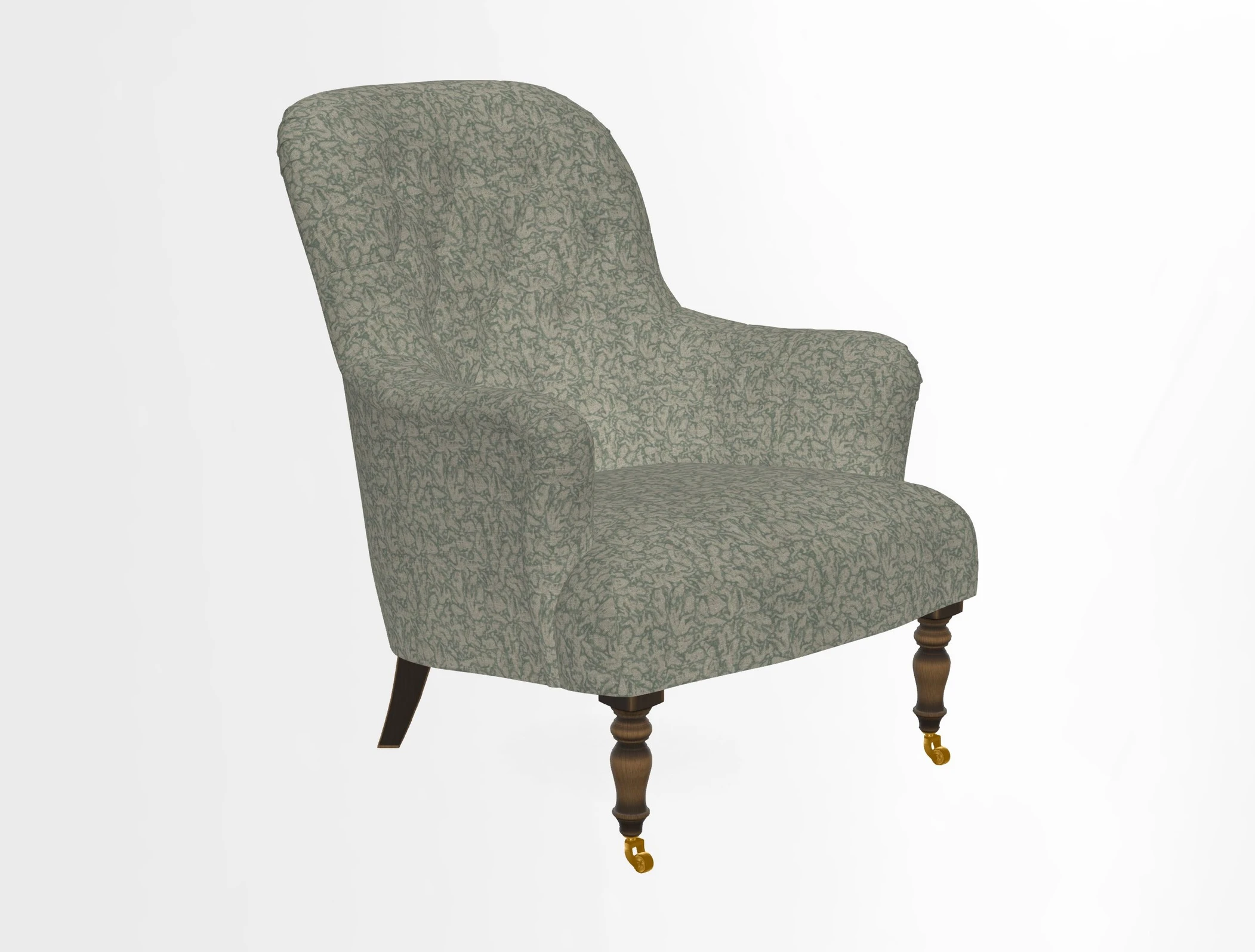 Tisbury Chair in House Clever Velvet Henna