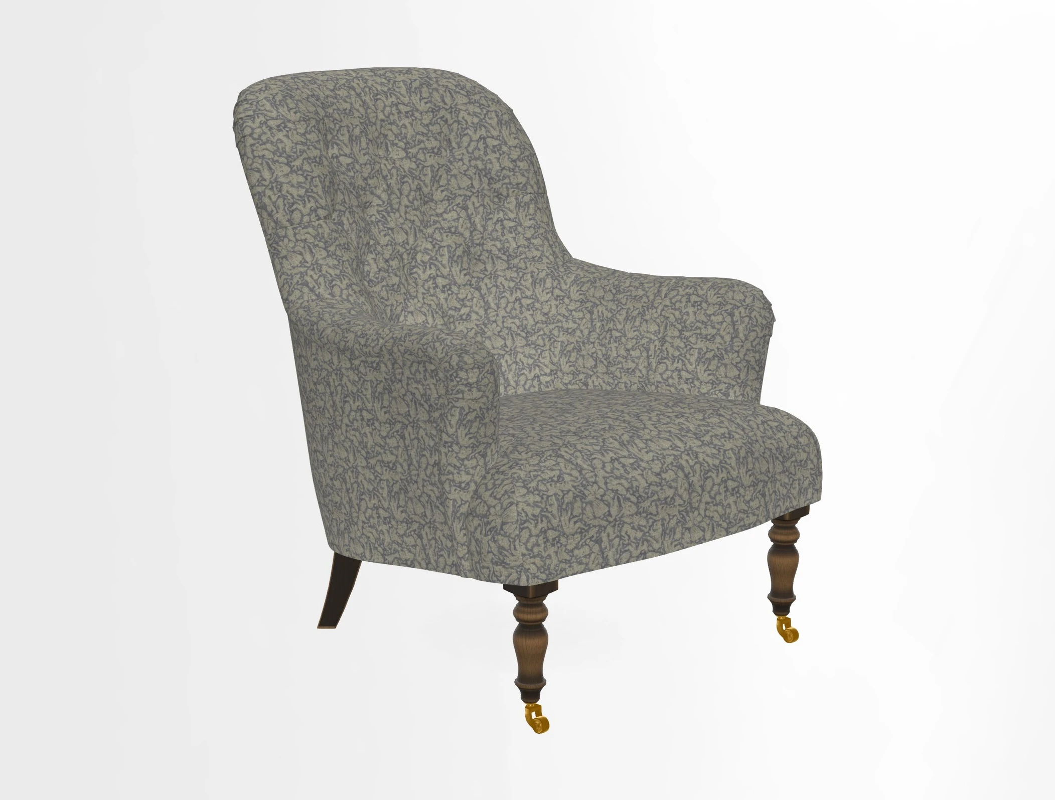 Tisbury Chair in House Clever Velvet Henna