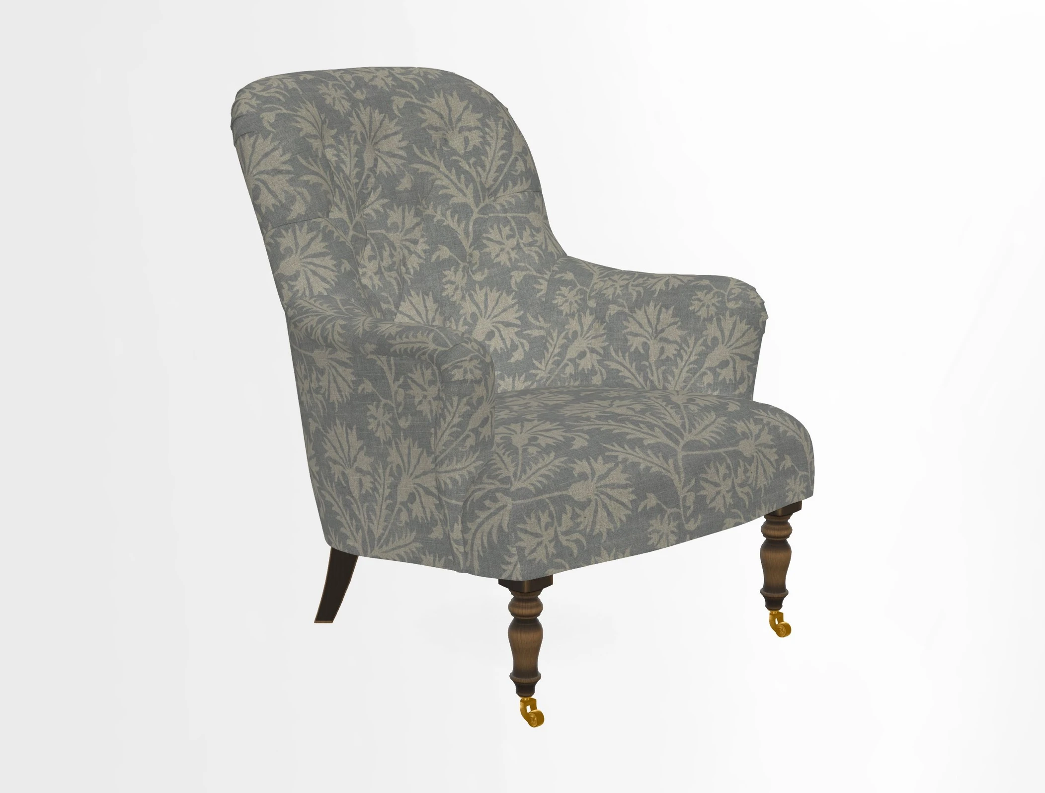 Tisbury Chair in House Clever Velvet Henna