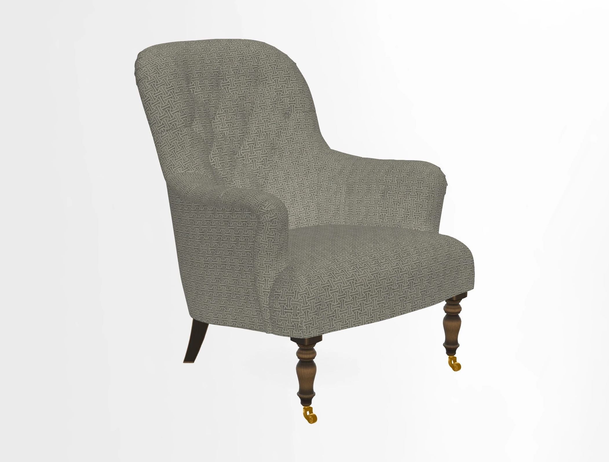 Tisbury Chair in House Clever Velvet Henna