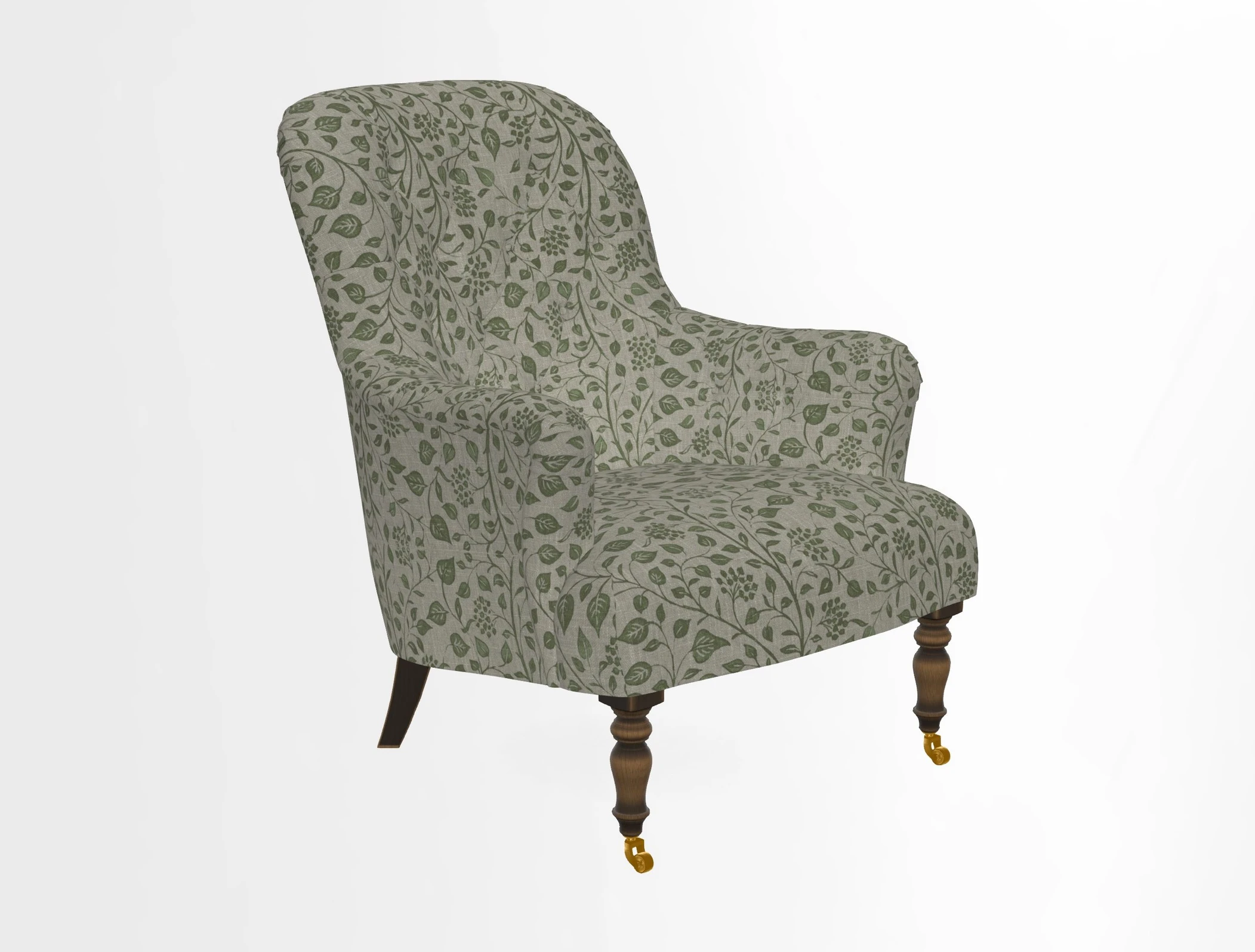 Tisbury Chair in House Clever Velvet Henna