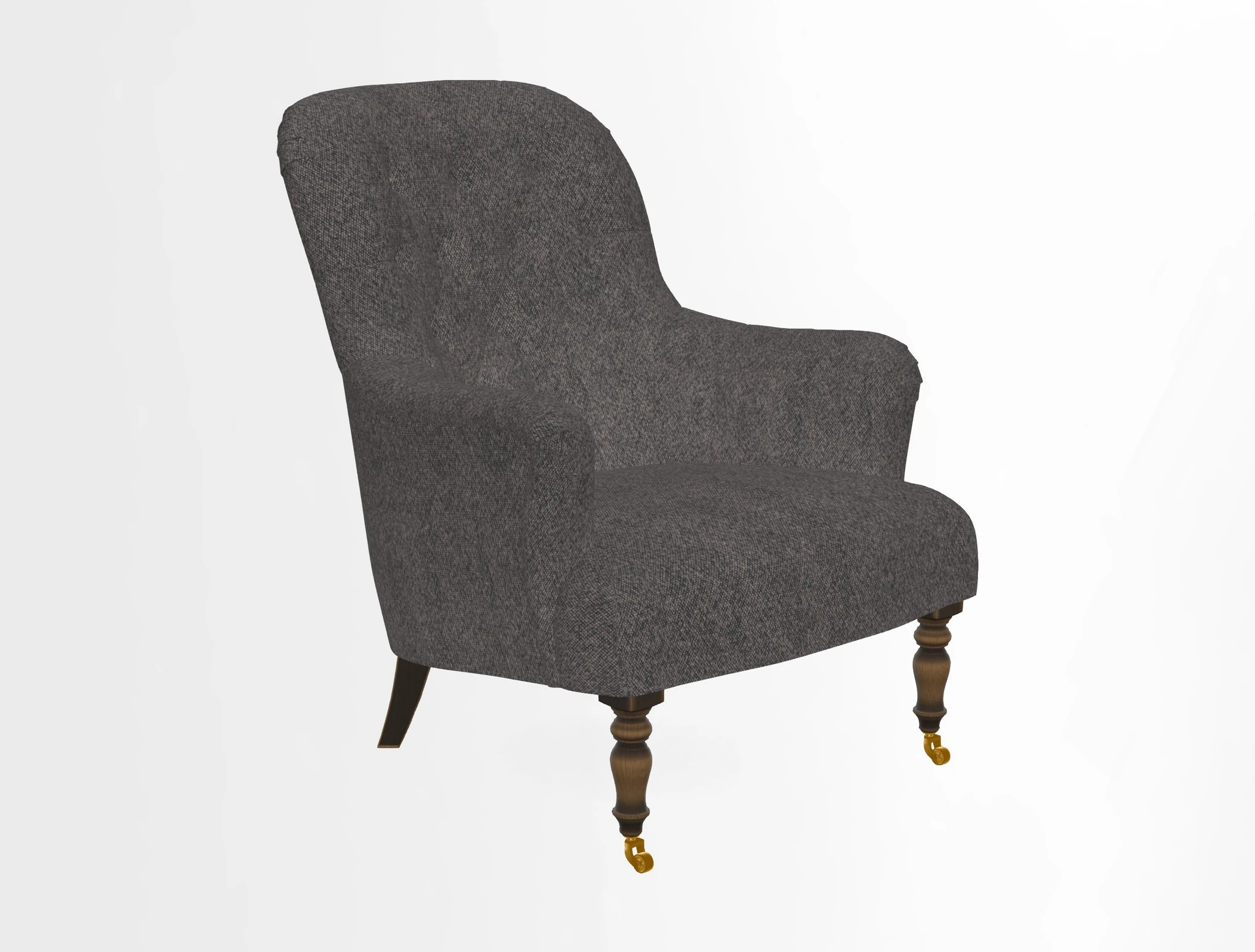 Tisbury Chair in House Clever Velvet Henna