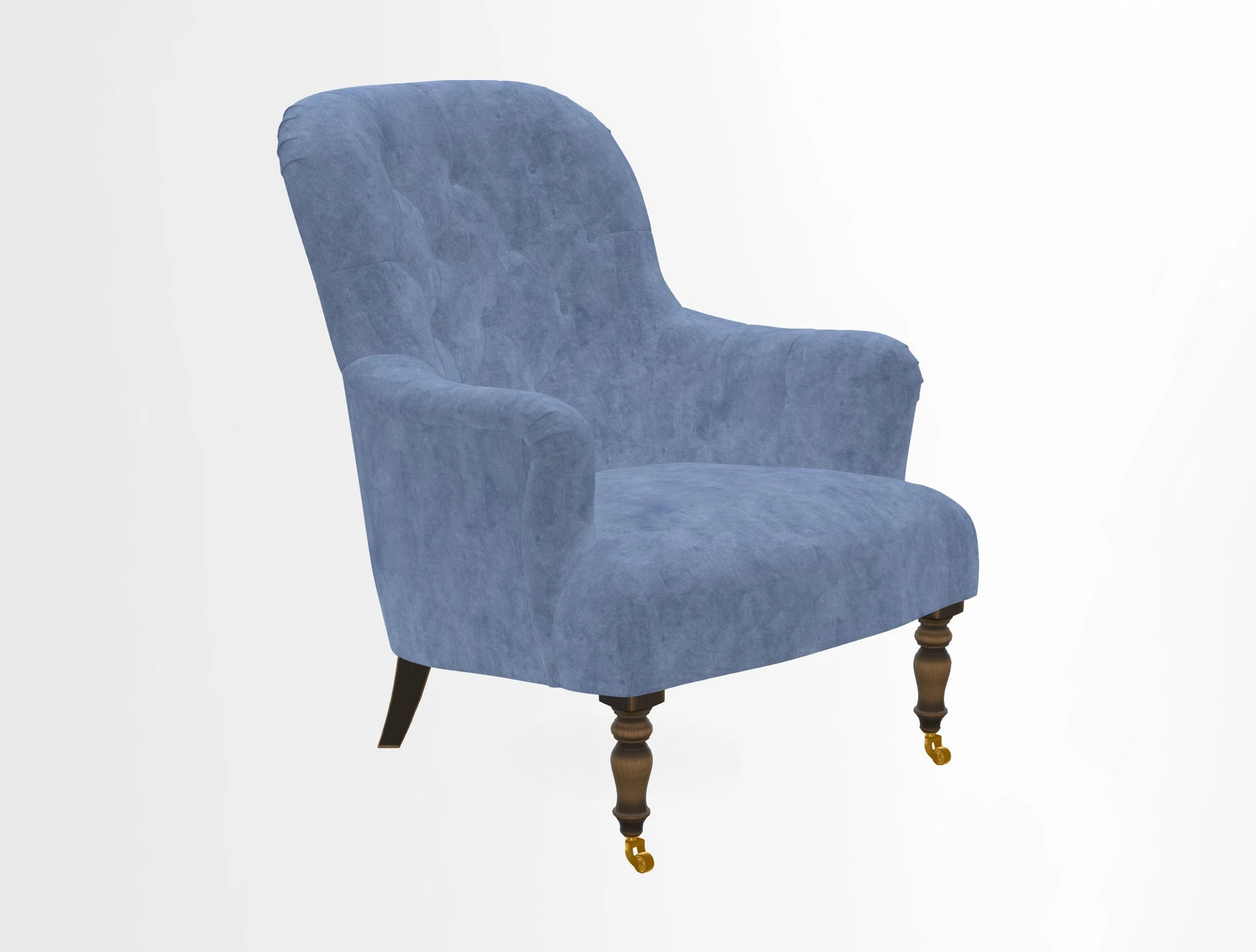 Tisbury Chair in House Clever Velvet Henna