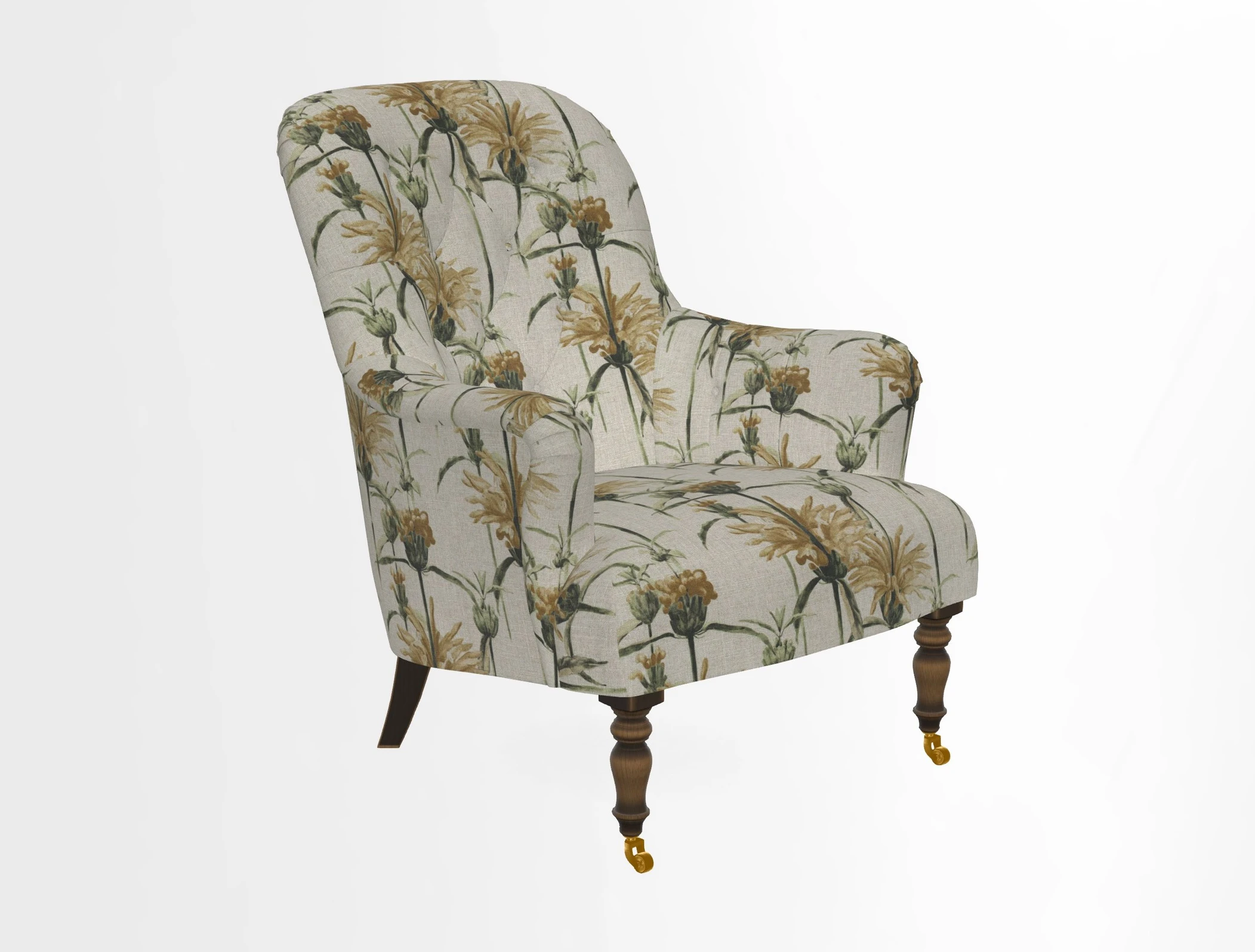 Tisbury Chair in House Clever Velvet Henna