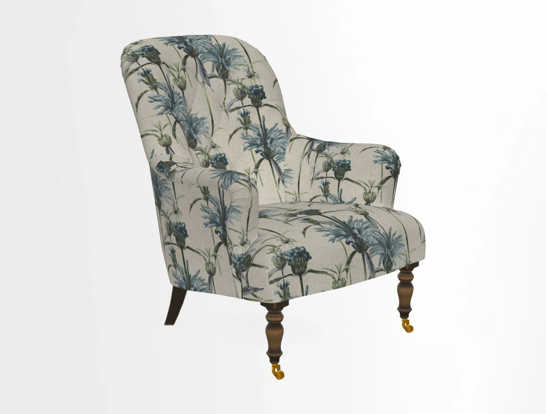 Tisbury Chair in House Clever Velvet Henna