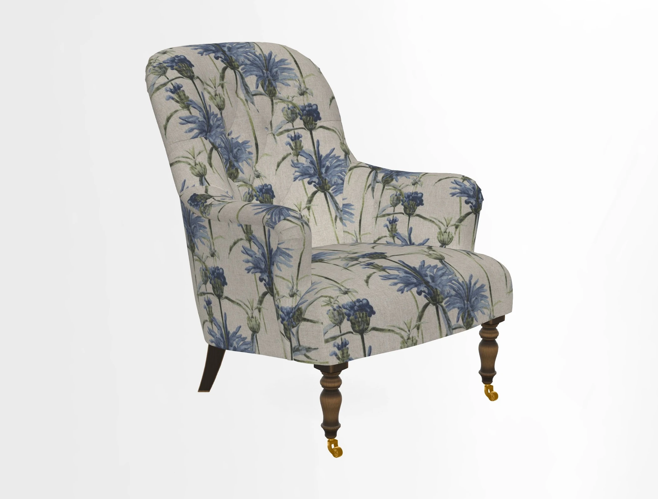 Tisbury Chair in House Clever Velvet Henna