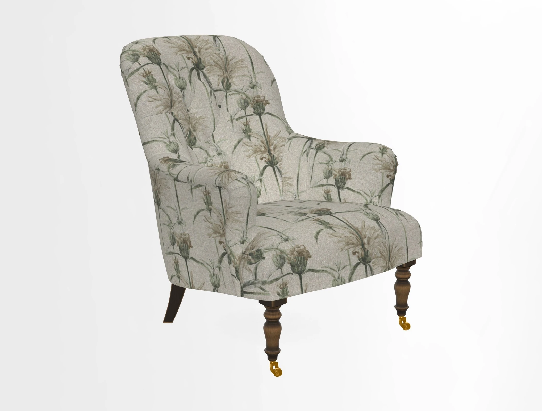 Tisbury Chair in House Clever Velvet Henna