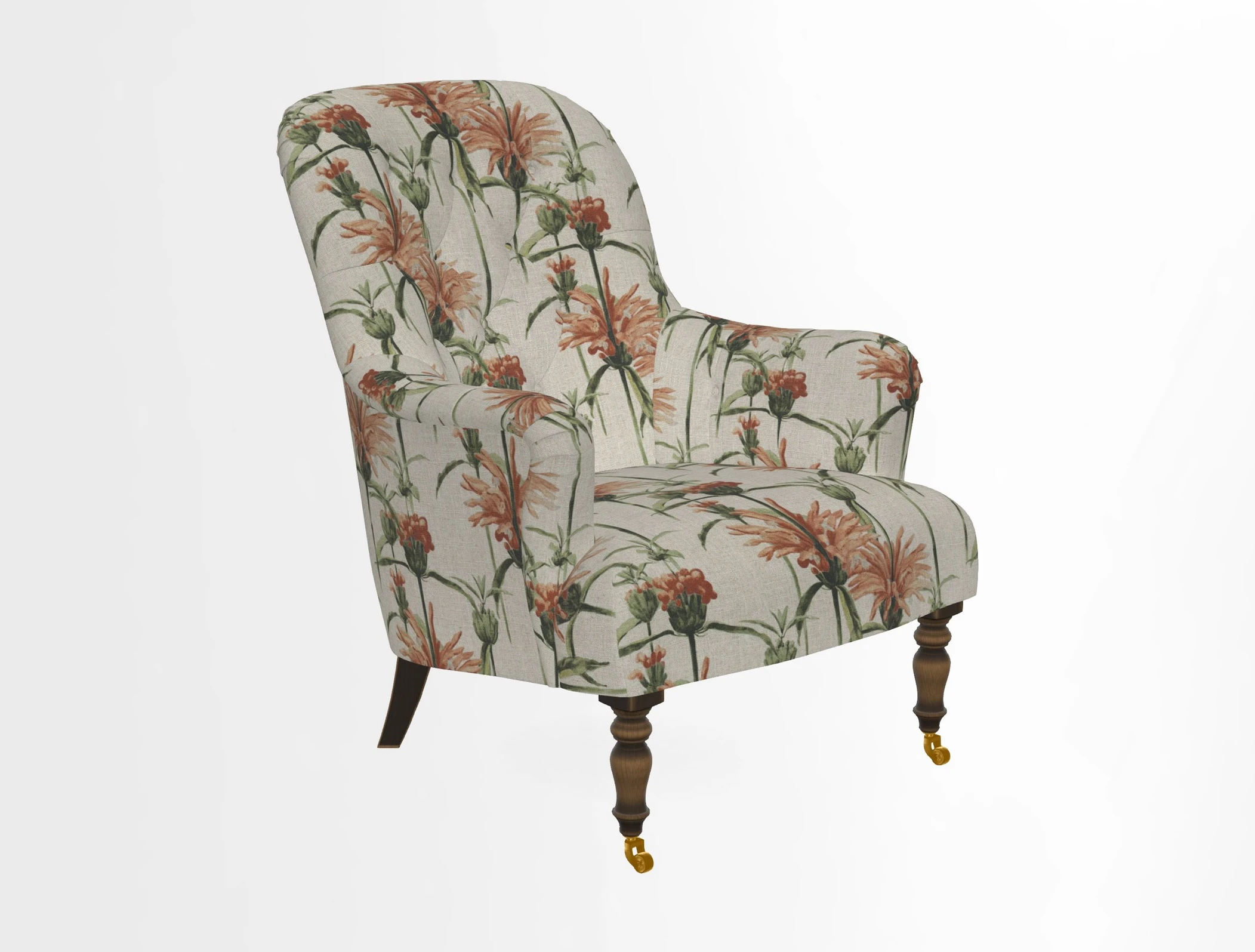 Tisbury Chair in House Clever Velvet Henna