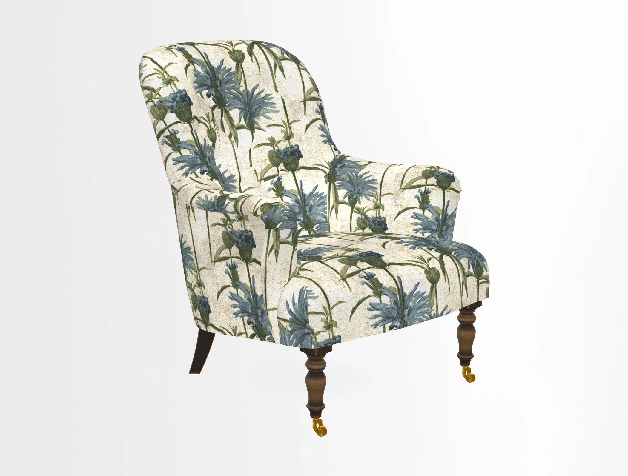 Tisbury Chair in House Clever Velvet Henna
