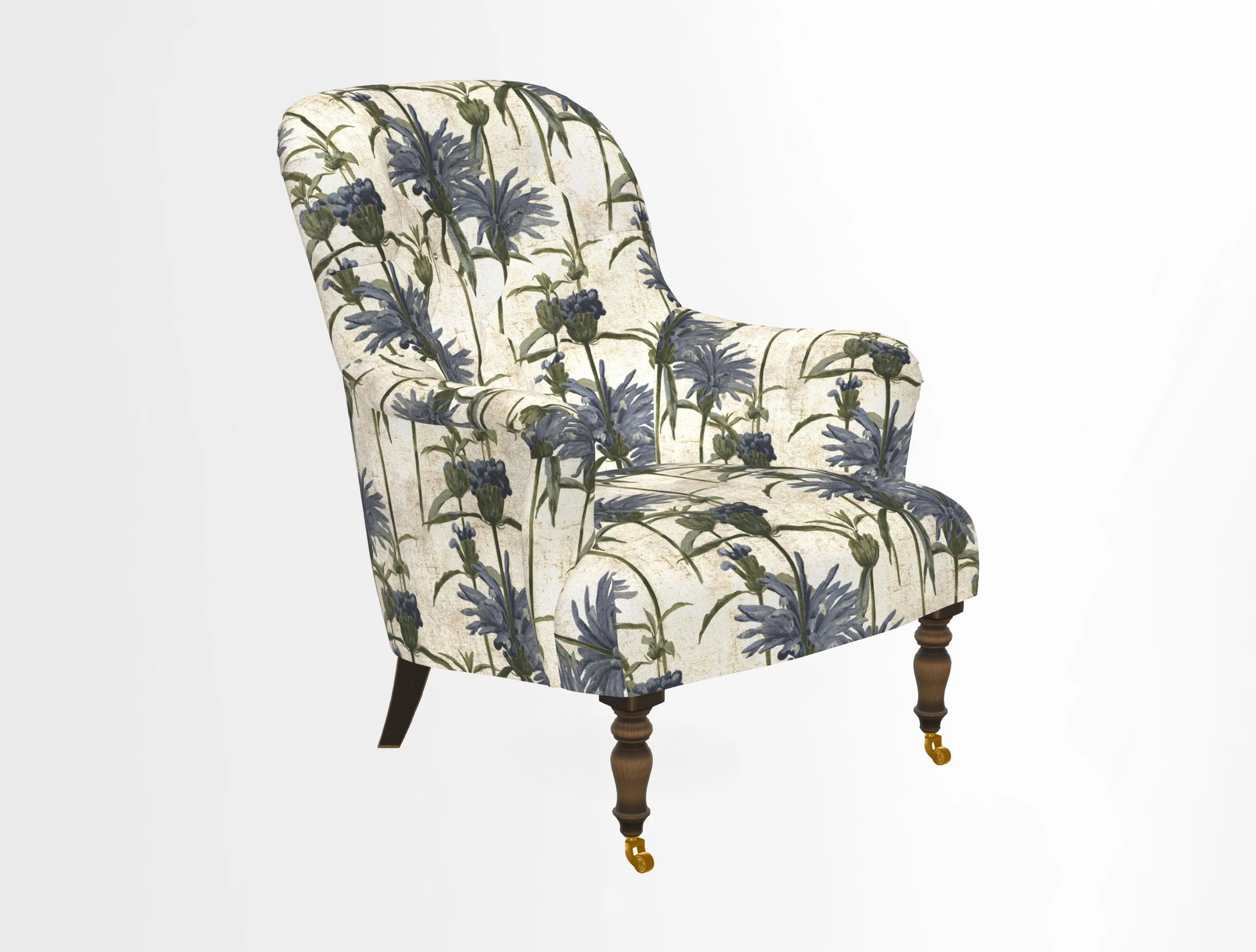 Tisbury Chair in House Clever Velvet Henna