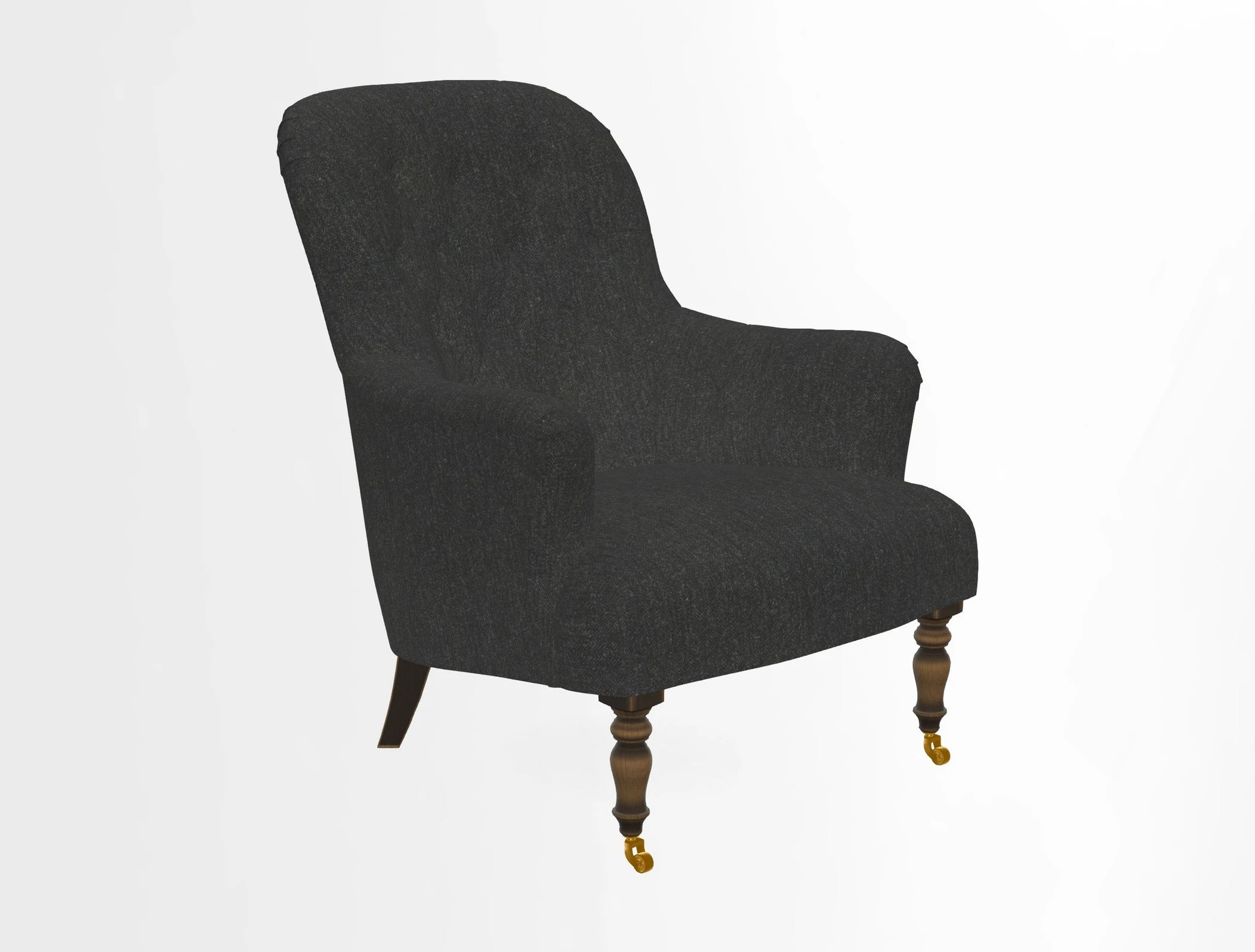 Tisbury Chair in House Clever Velvet Henna