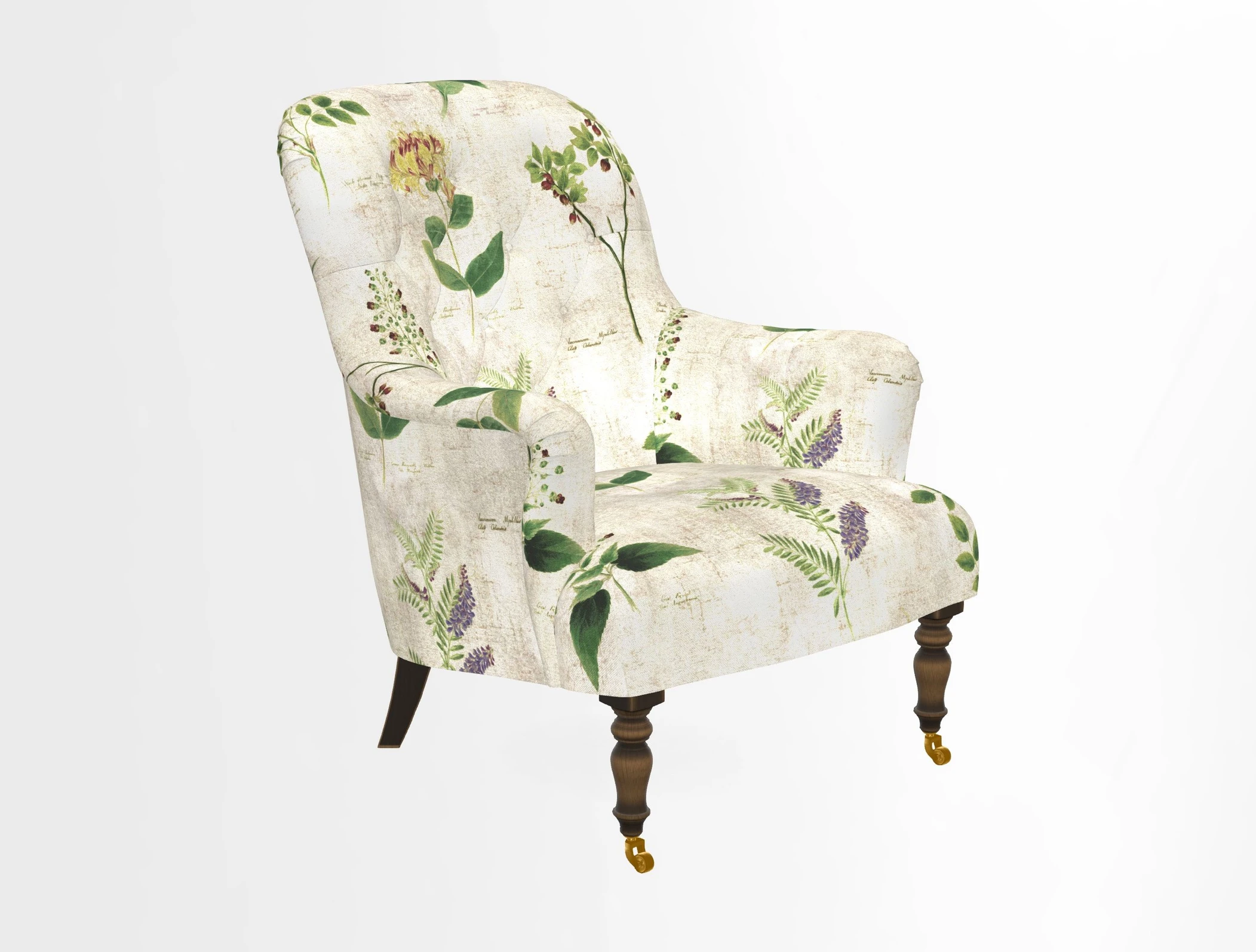 Tisbury Chair in House Clever Velvet Henna