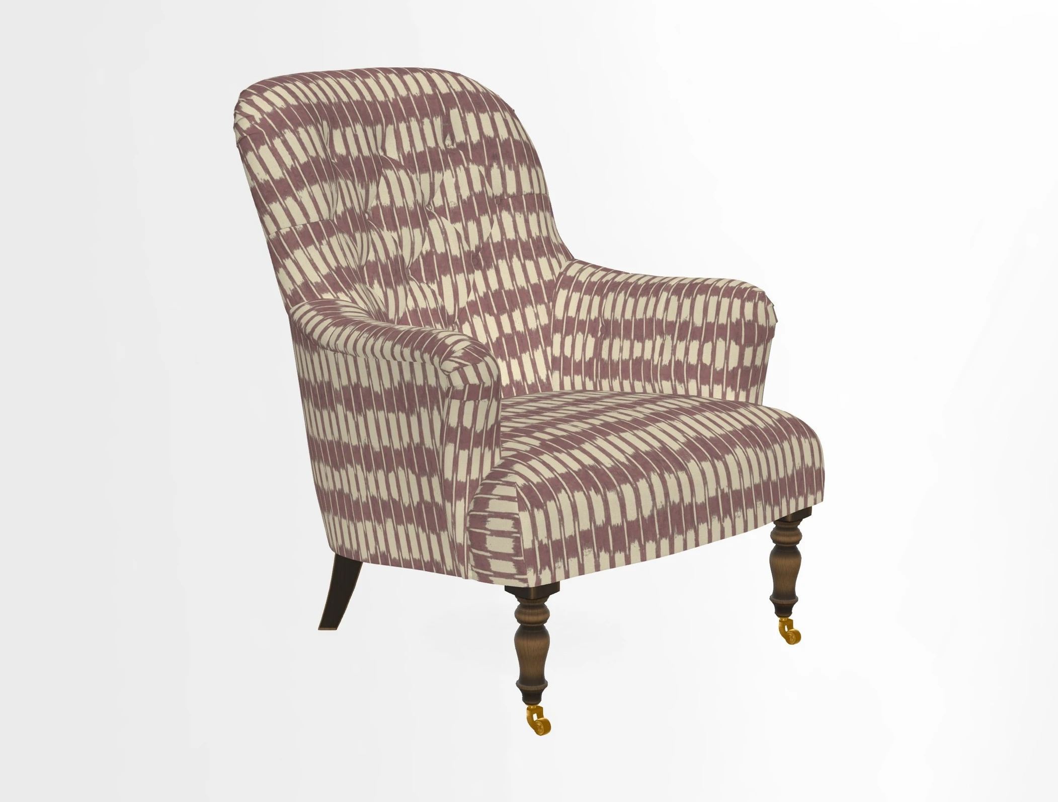 Tisbury Chair in House Clever Velvet Henna