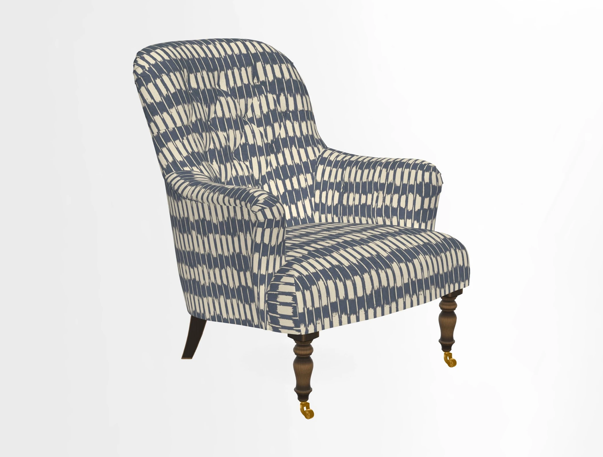 Tisbury Chair in House Clever Velvet Henna