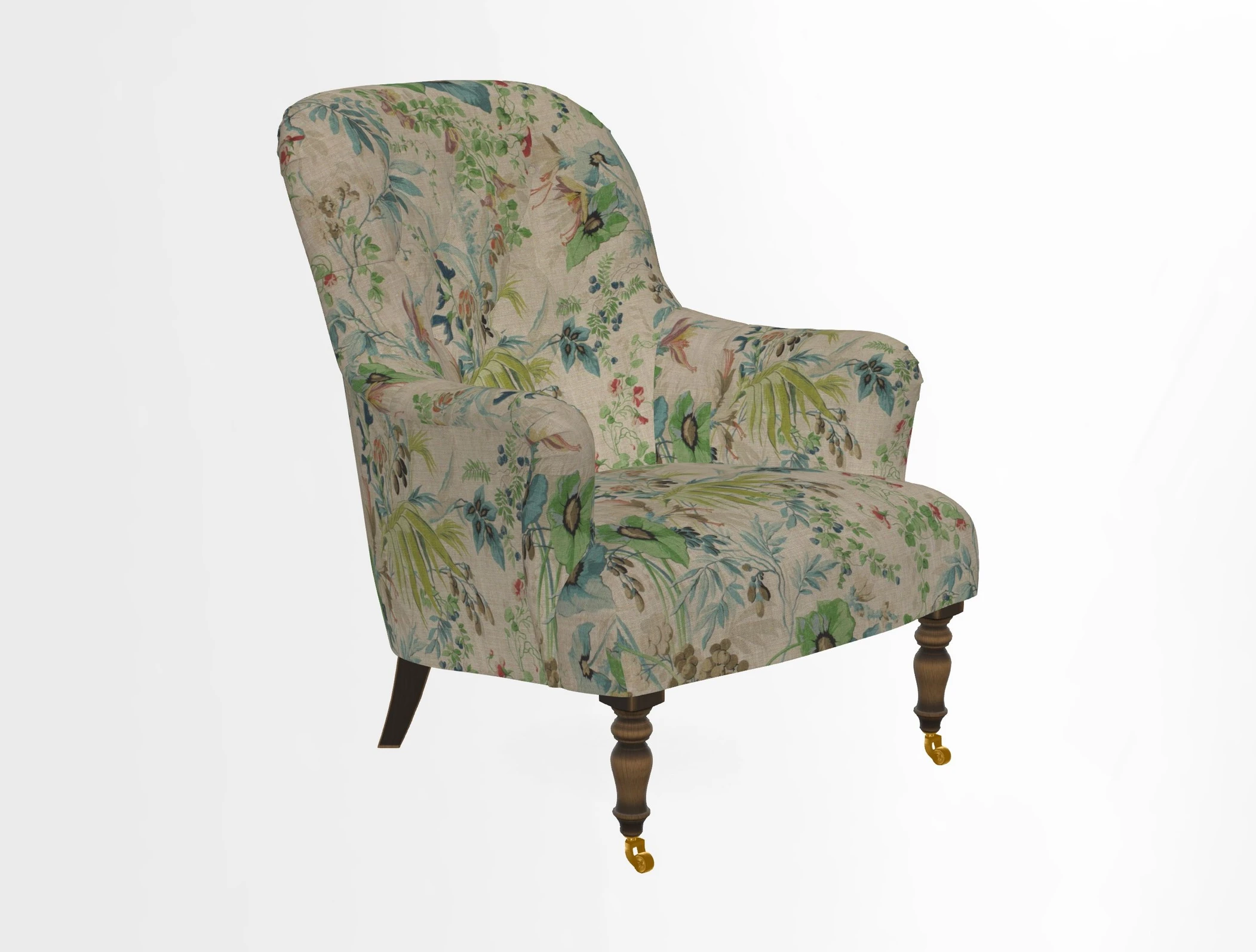 Tisbury Chair in House Clever Velvet Henna