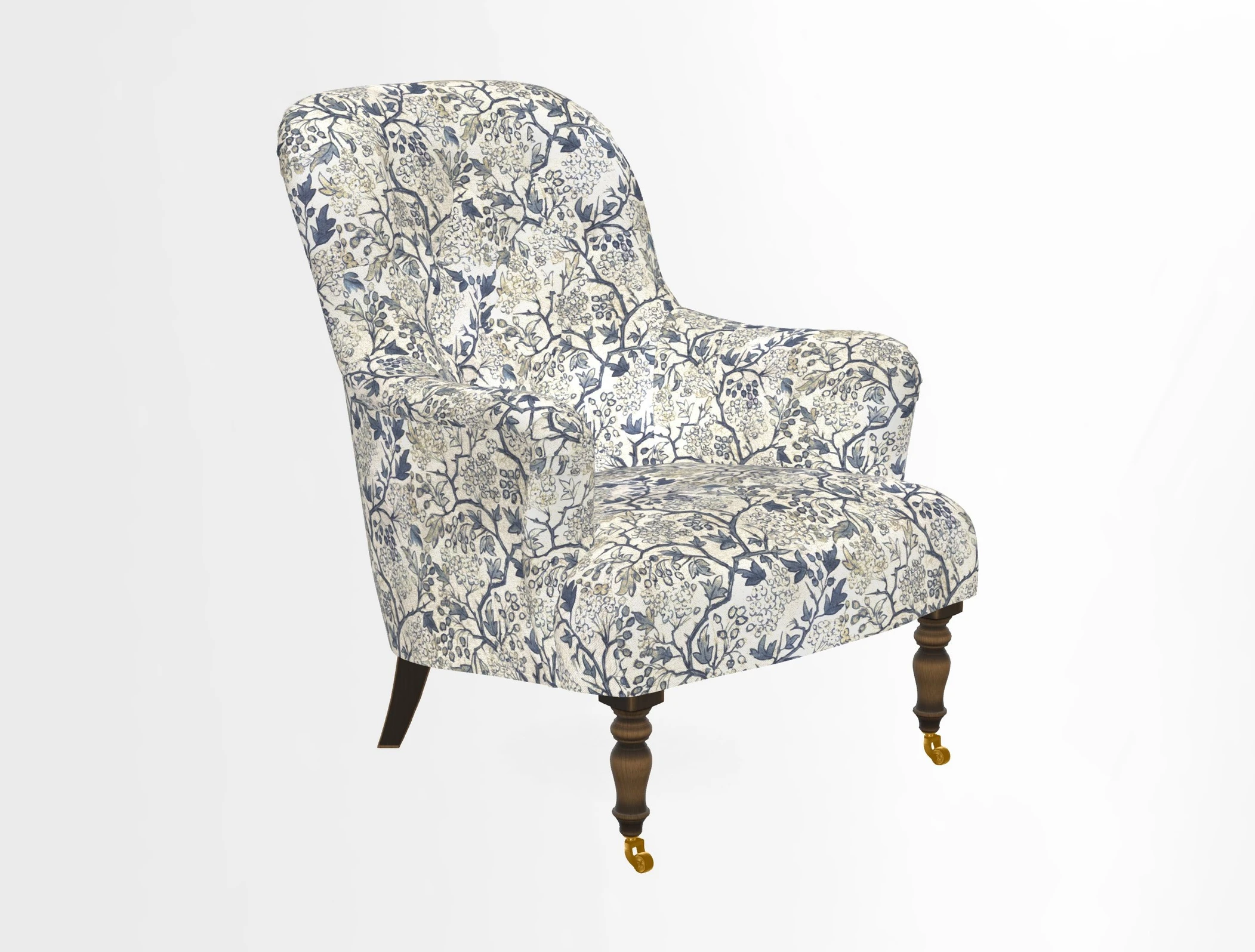 Tisbury Chair in House Clever Velvet Henna
