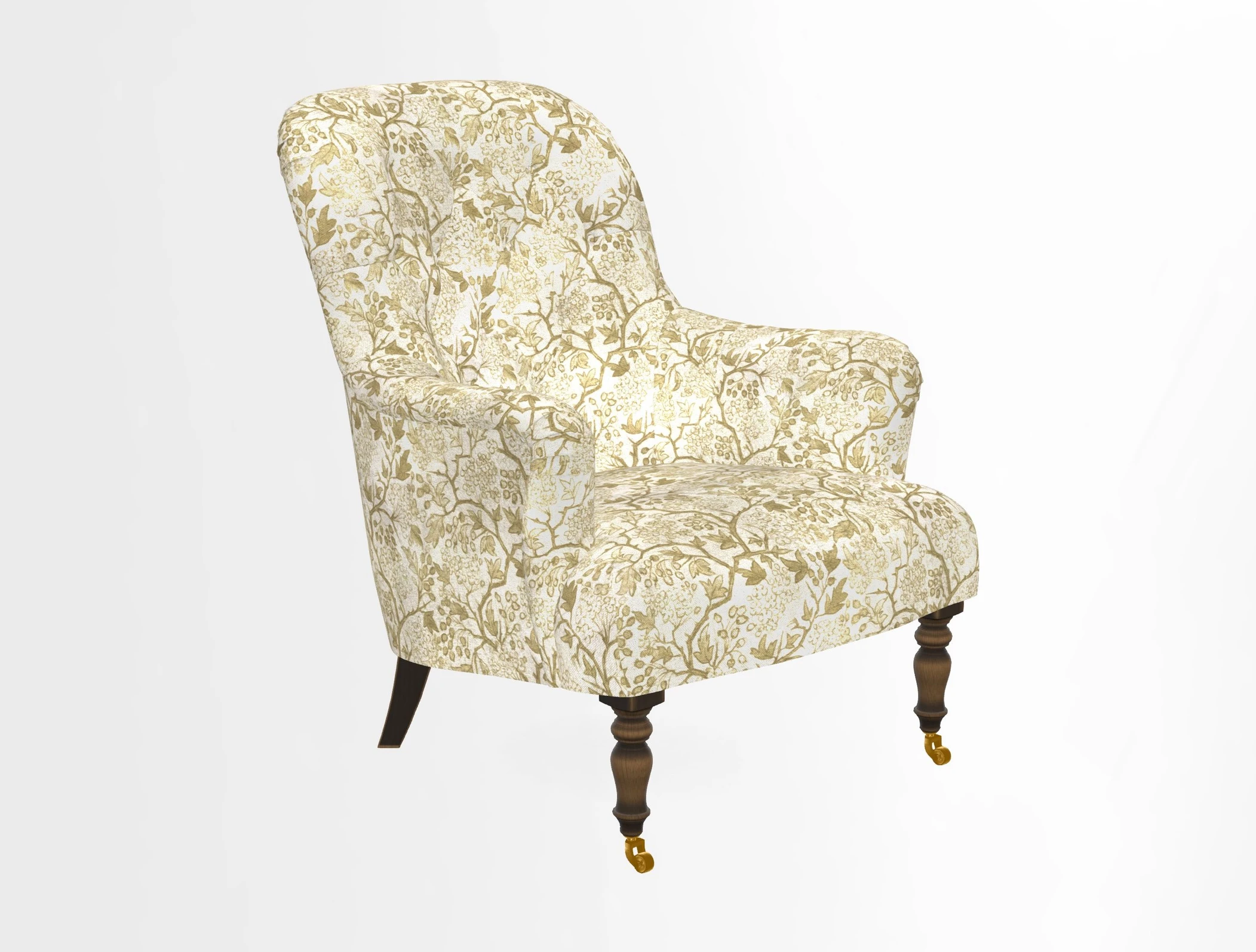 Tisbury Chair in House Clever Velvet Henna