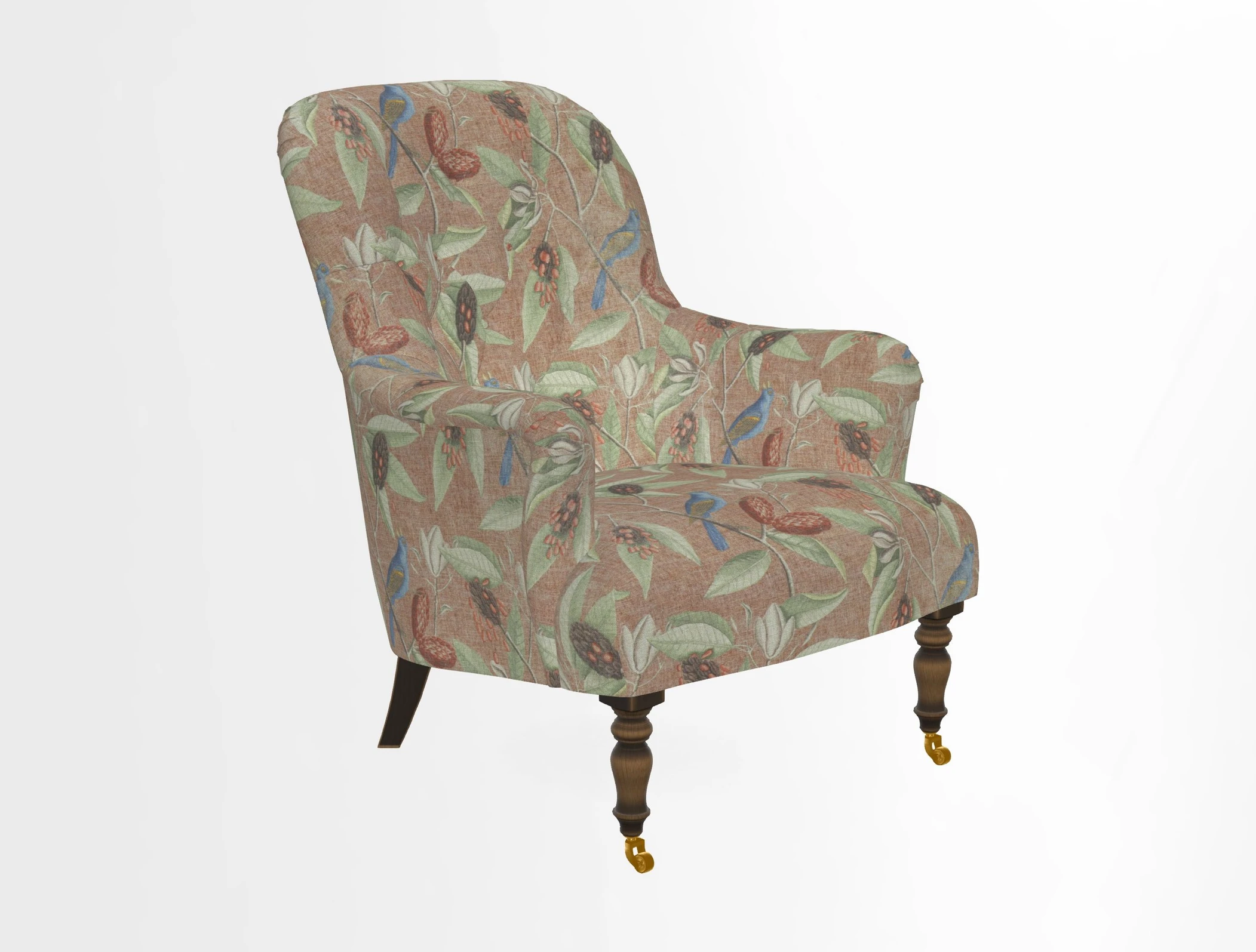 Tisbury Chair in House Clever Velvet Henna