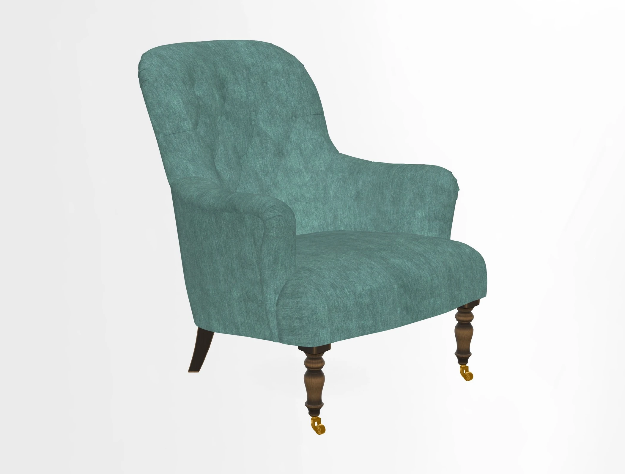 Tisbury Chair in House Clever Velvet Henna