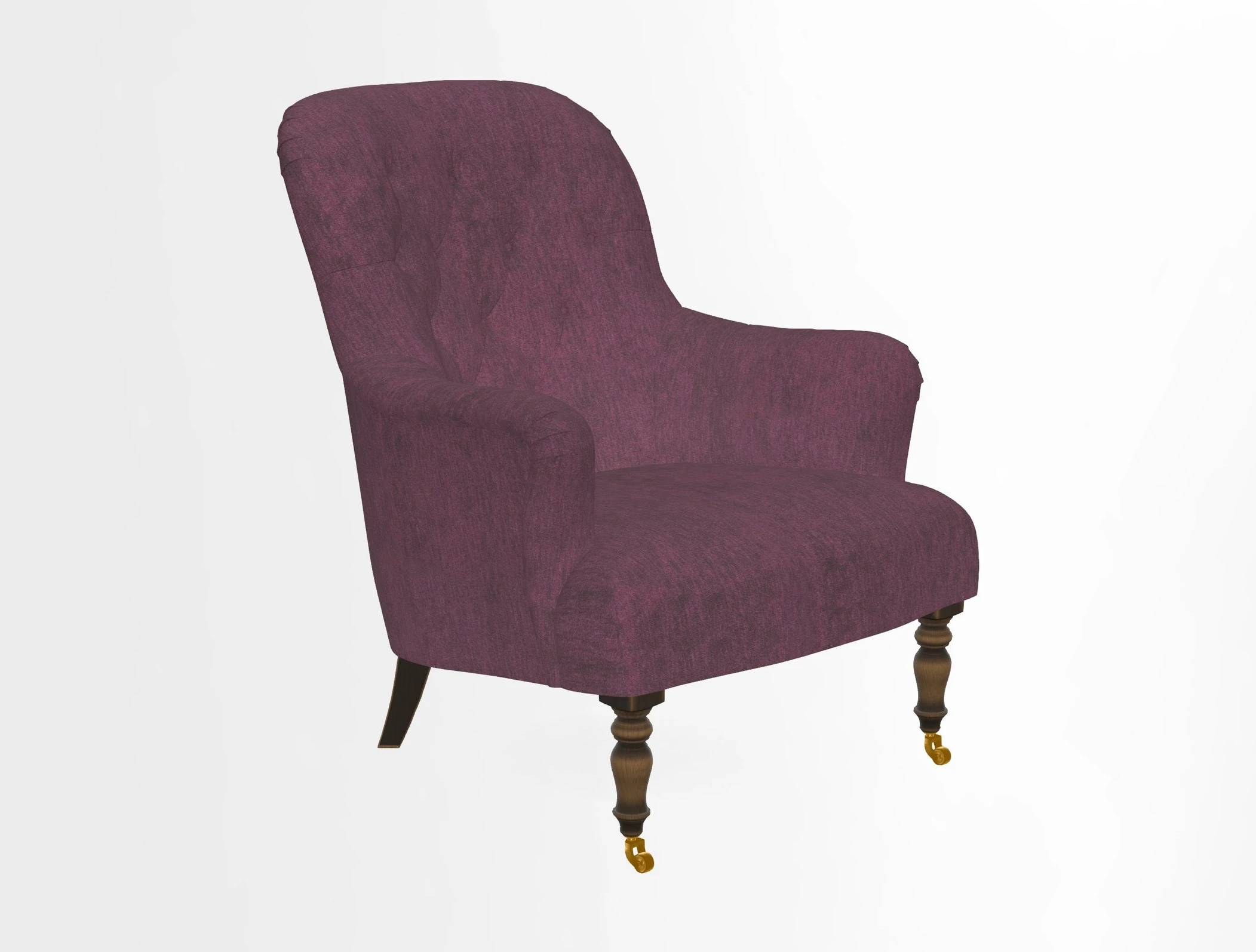 Tisbury Chair in House Clever Velvet Henna