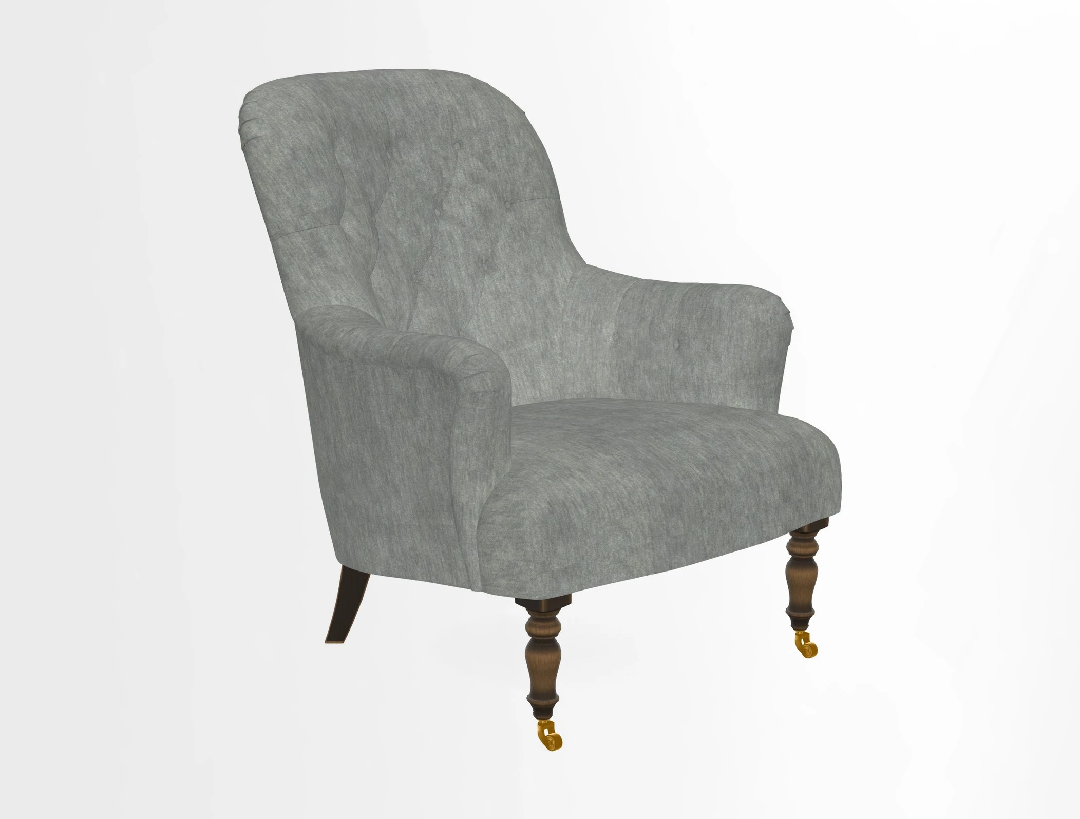 Tisbury Chair in House Clever Velvet Henna