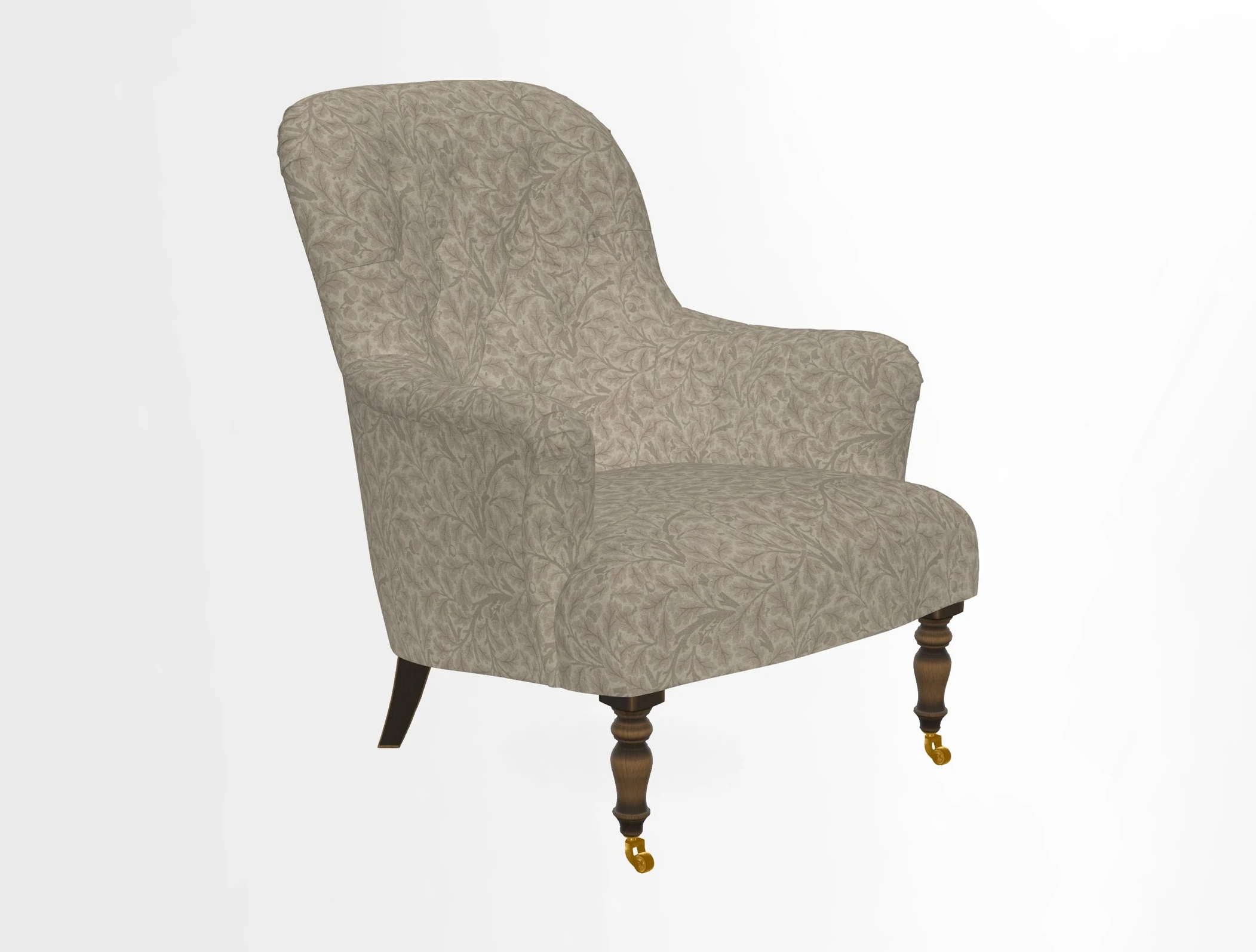 Tisbury Chair in House Clever Velvet Henna