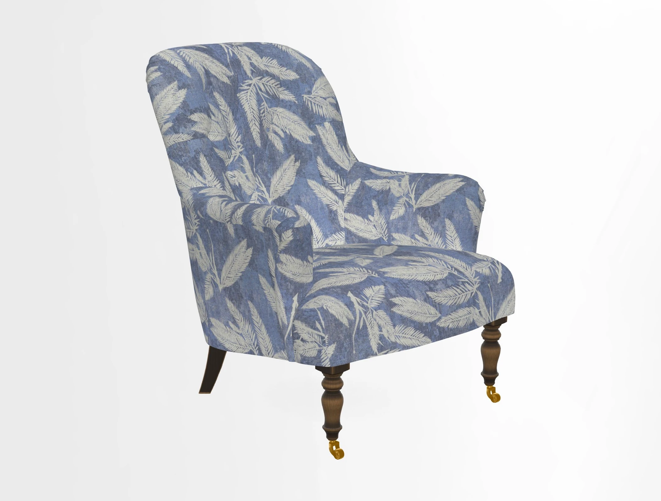 Tisbury Chair in House Clever Velvet Henna