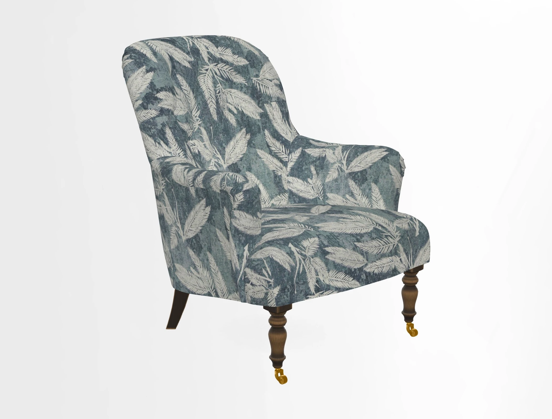 Tisbury Chair in House Clever Velvet Henna