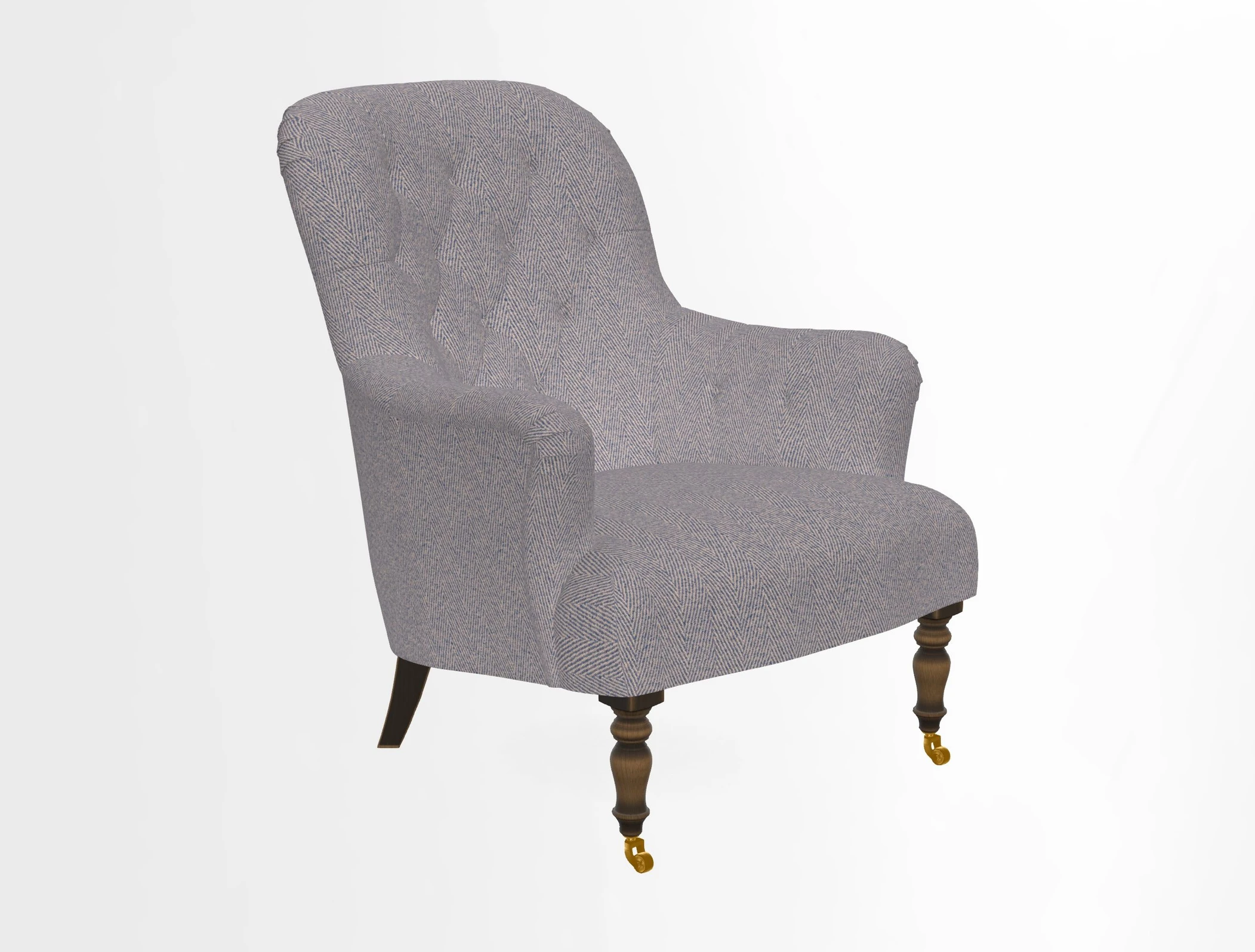 Tisbury Chair in House Clever Velvet Henna