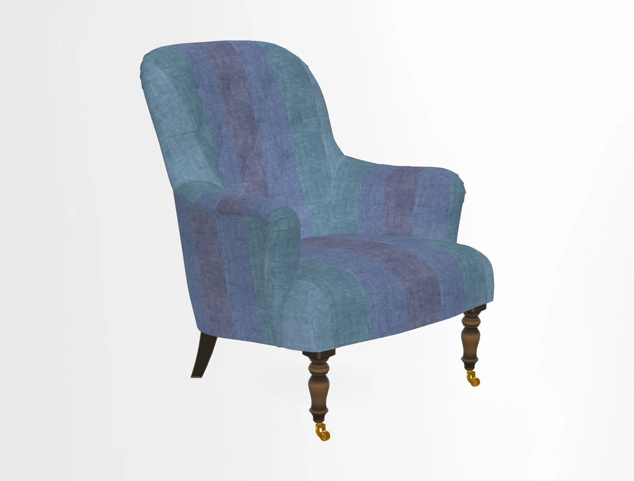 Tisbury Chair in House Clever Velvet Henna