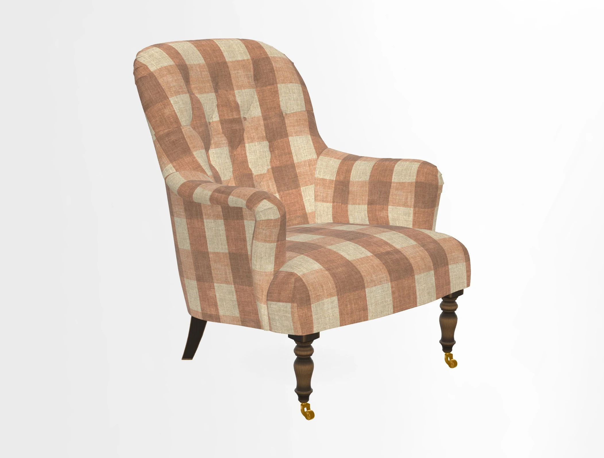 Tisbury Chair in House Clever Velvet Henna