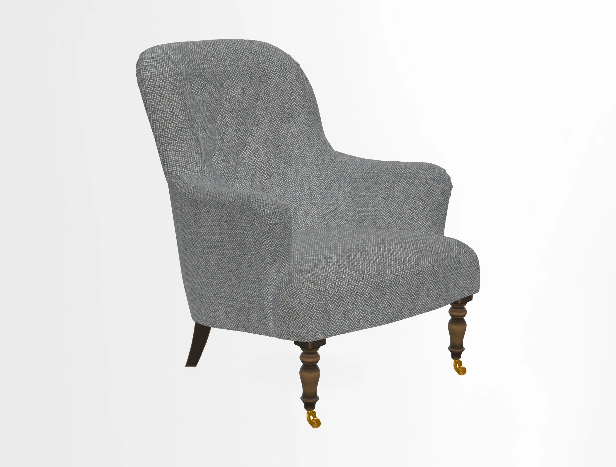 Tisbury Chair in House Clever Velvet Henna