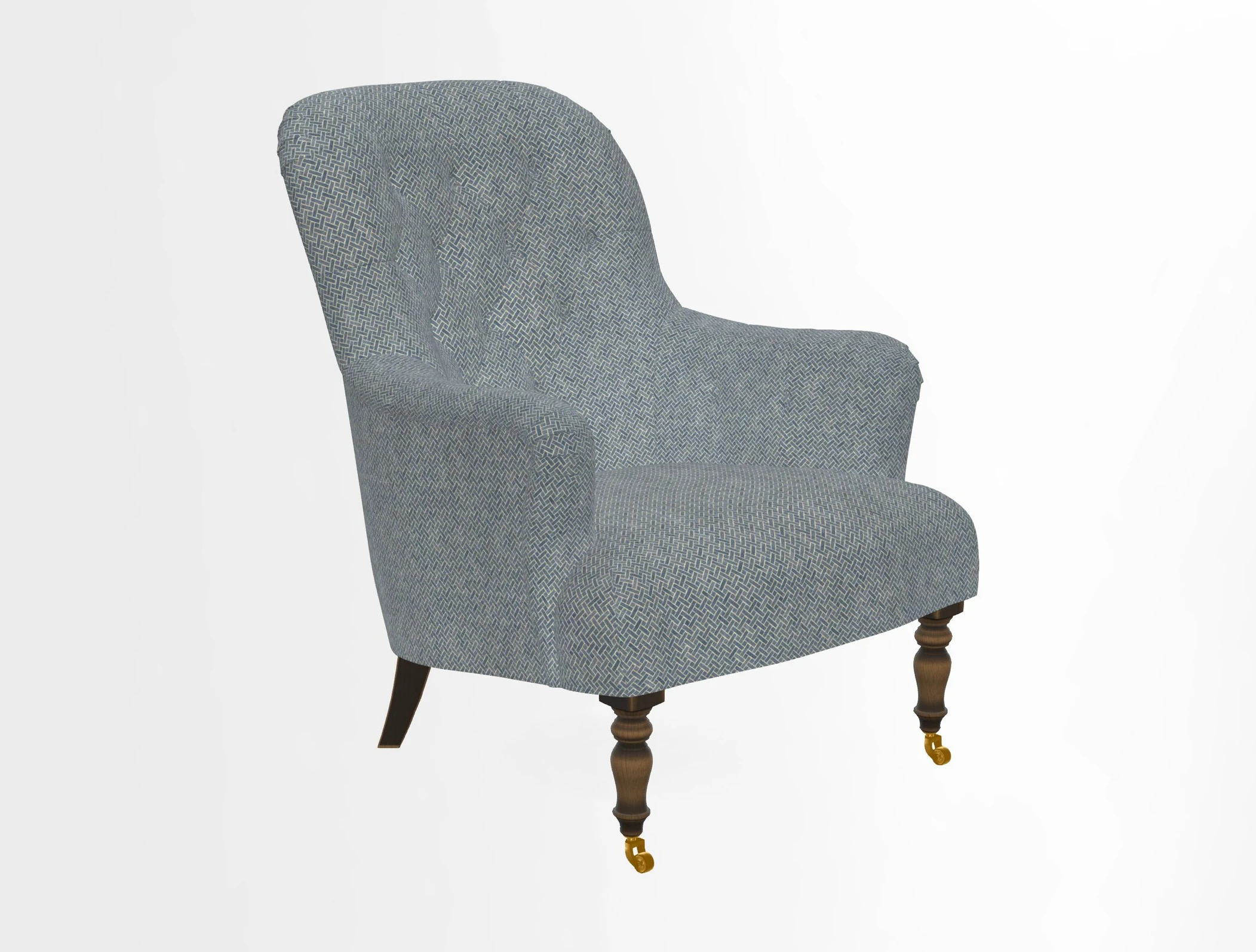Tisbury Chair in House Clever Velvet Henna