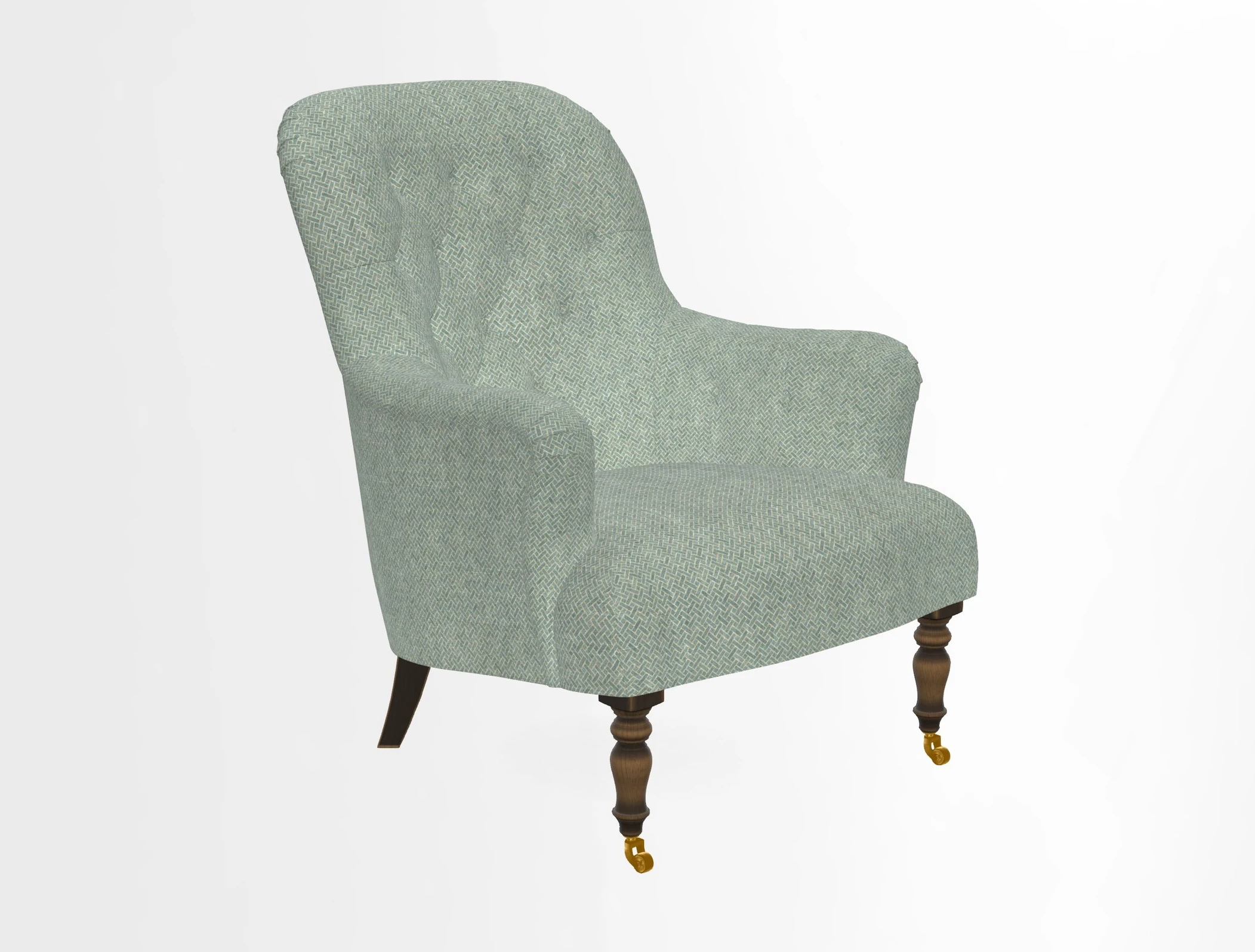 Tisbury Chair in House Clever Velvet Henna