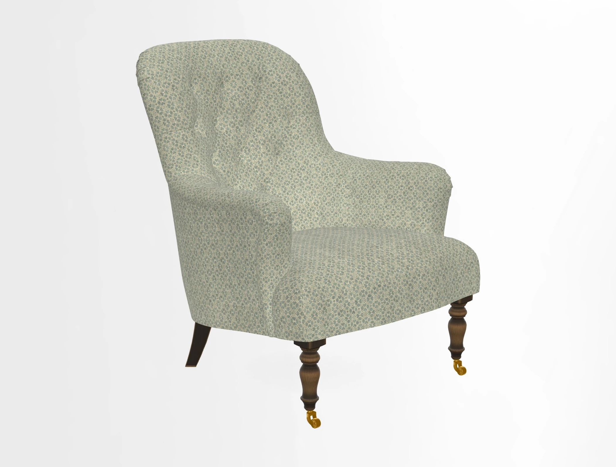 Tisbury Chair in House Clever Velvet Henna