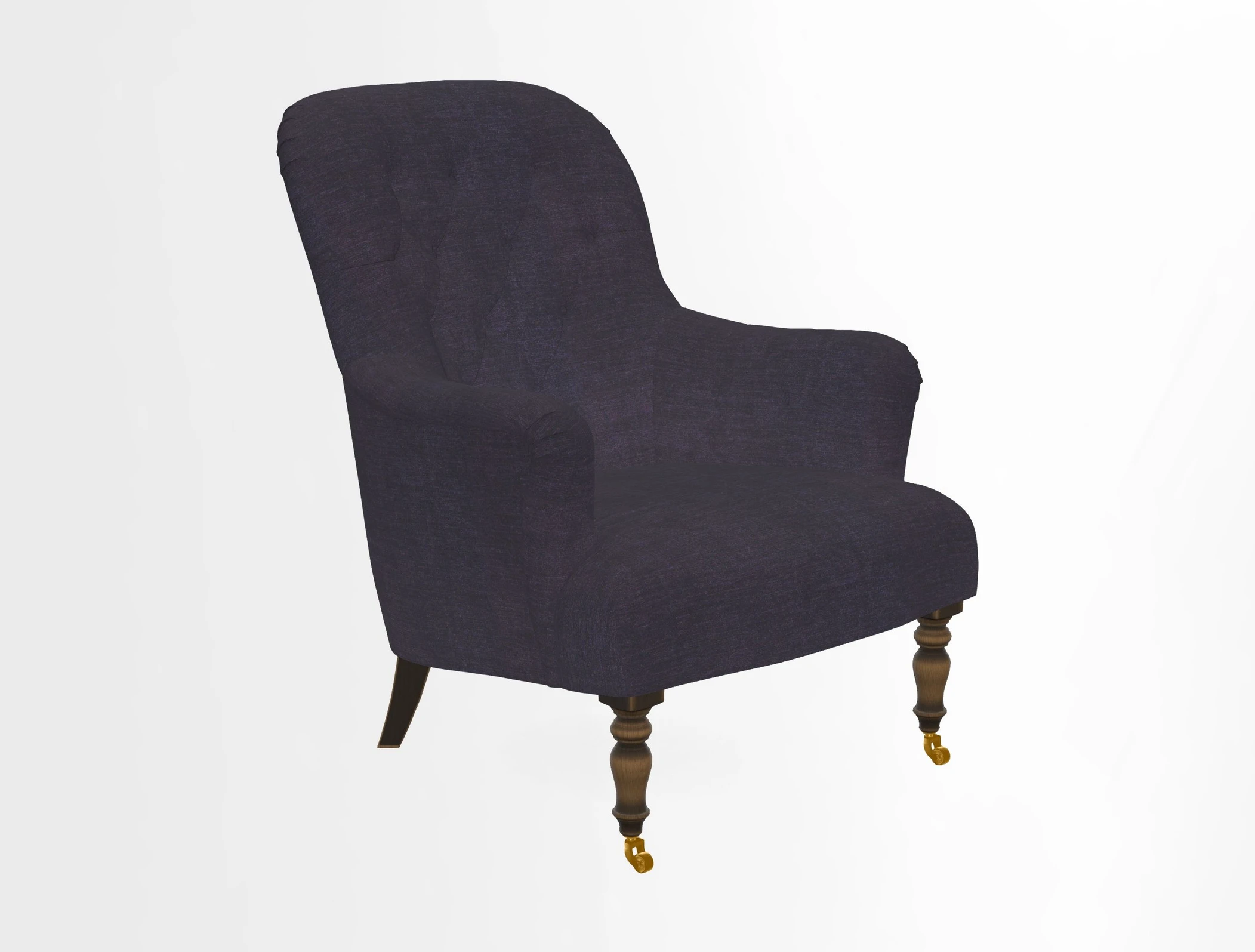 Tisbury Chair in House Clever Velvet Henna