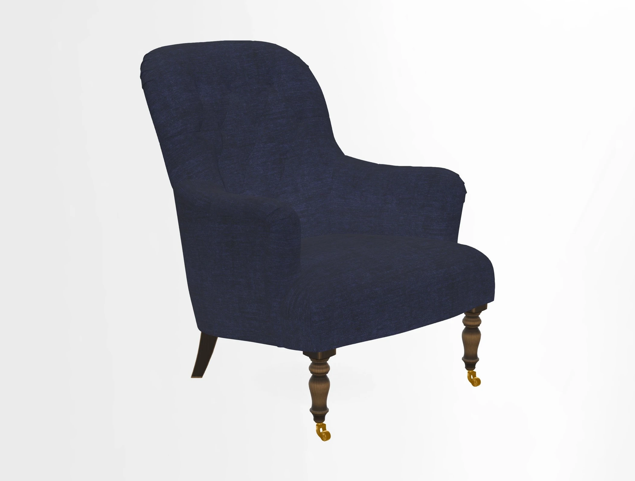 Tisbury Chair in House Clever Velvet Henna