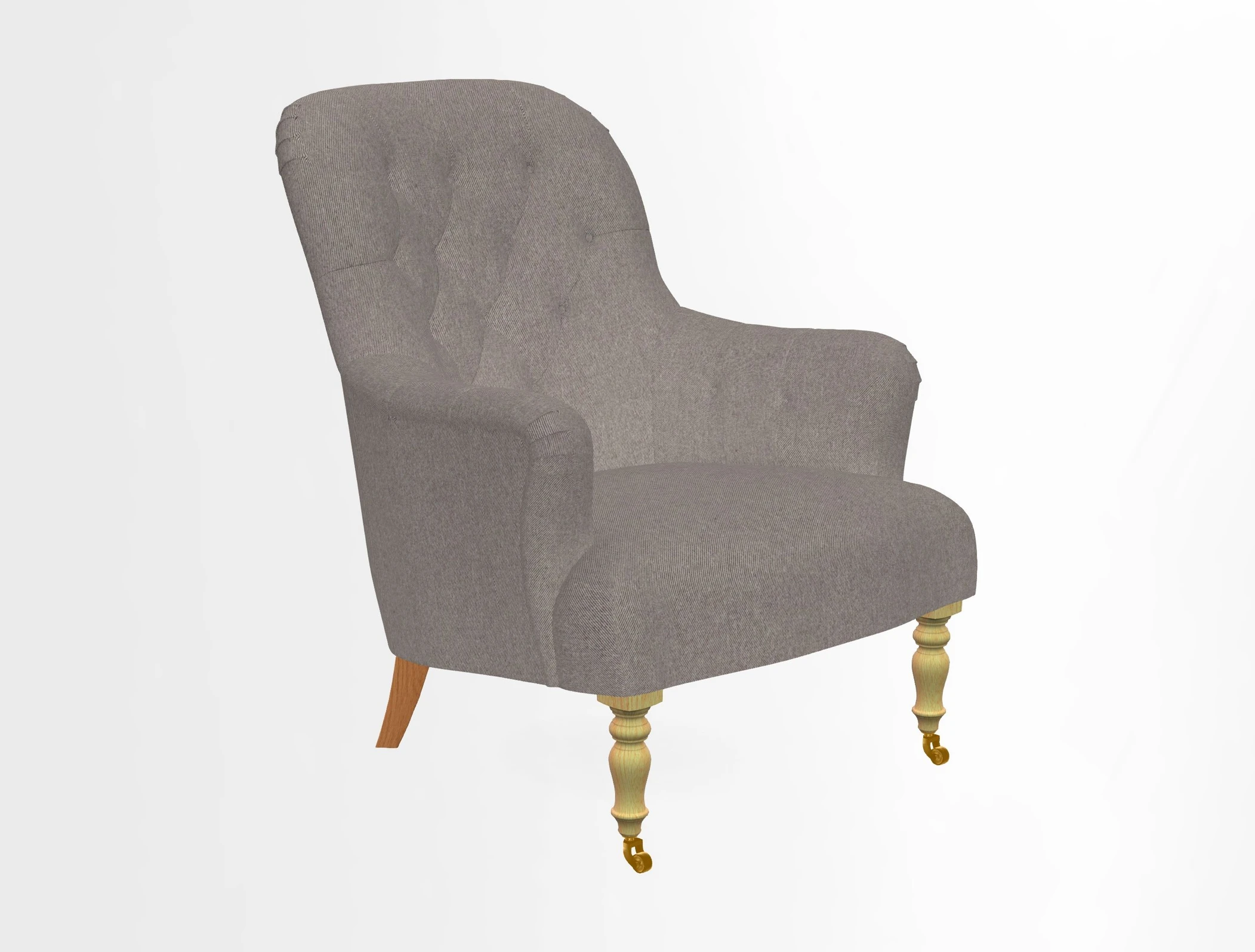 Tisbury Chair in House Clever Velvet Henna