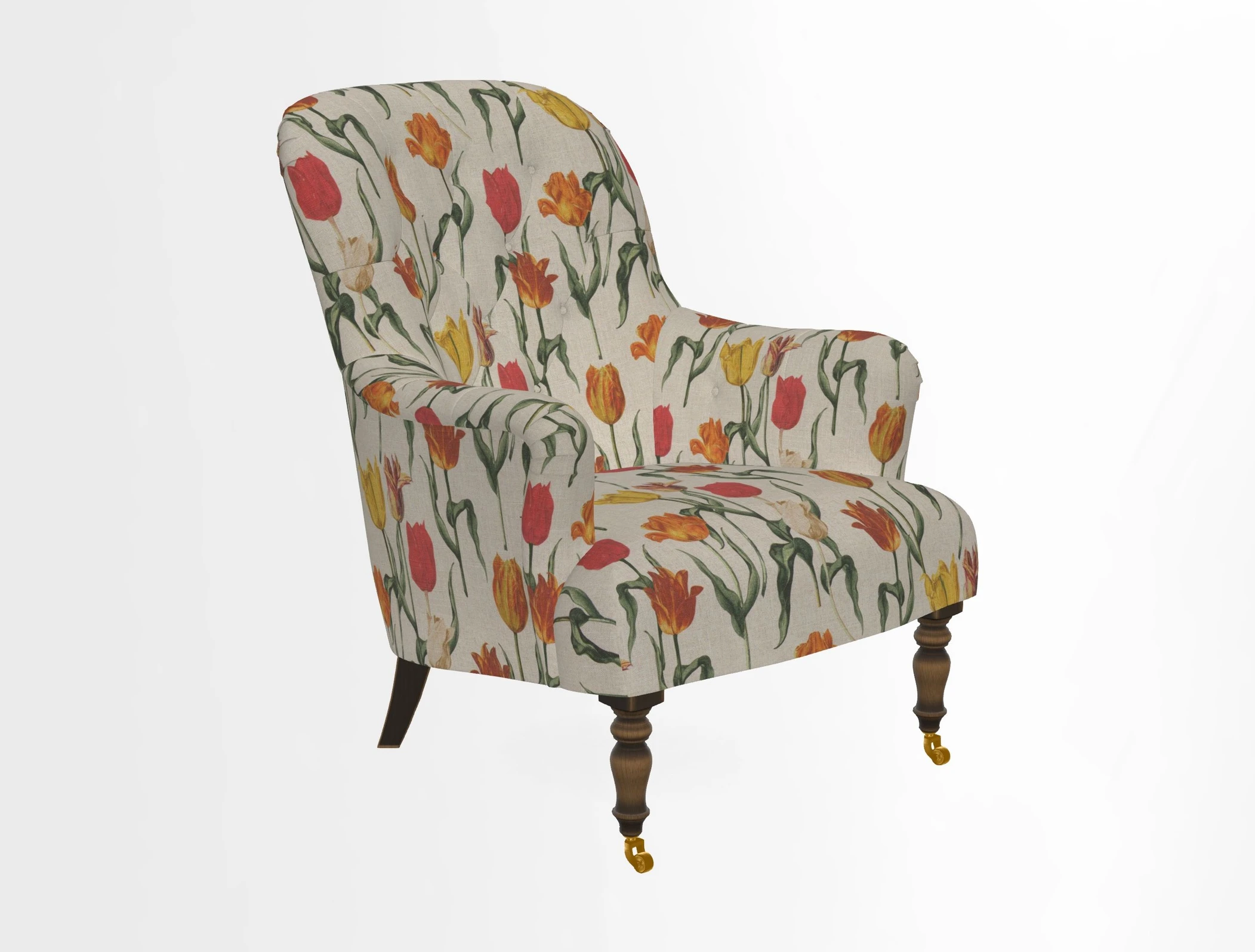 Tisbury Chair in House Clever Velvet Henna